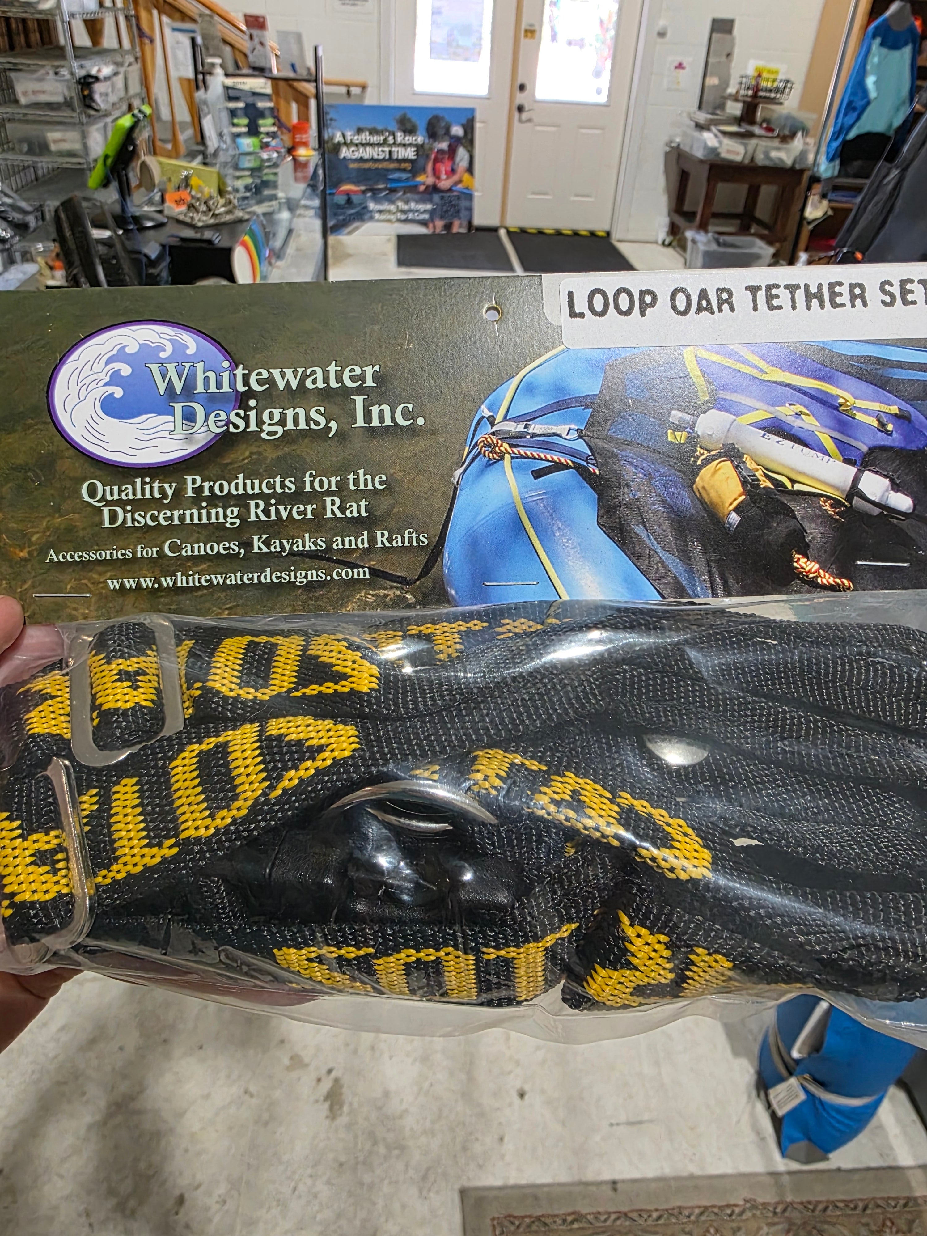 Whitewater Designs - Oar Tethers (Pair) - Soft Style