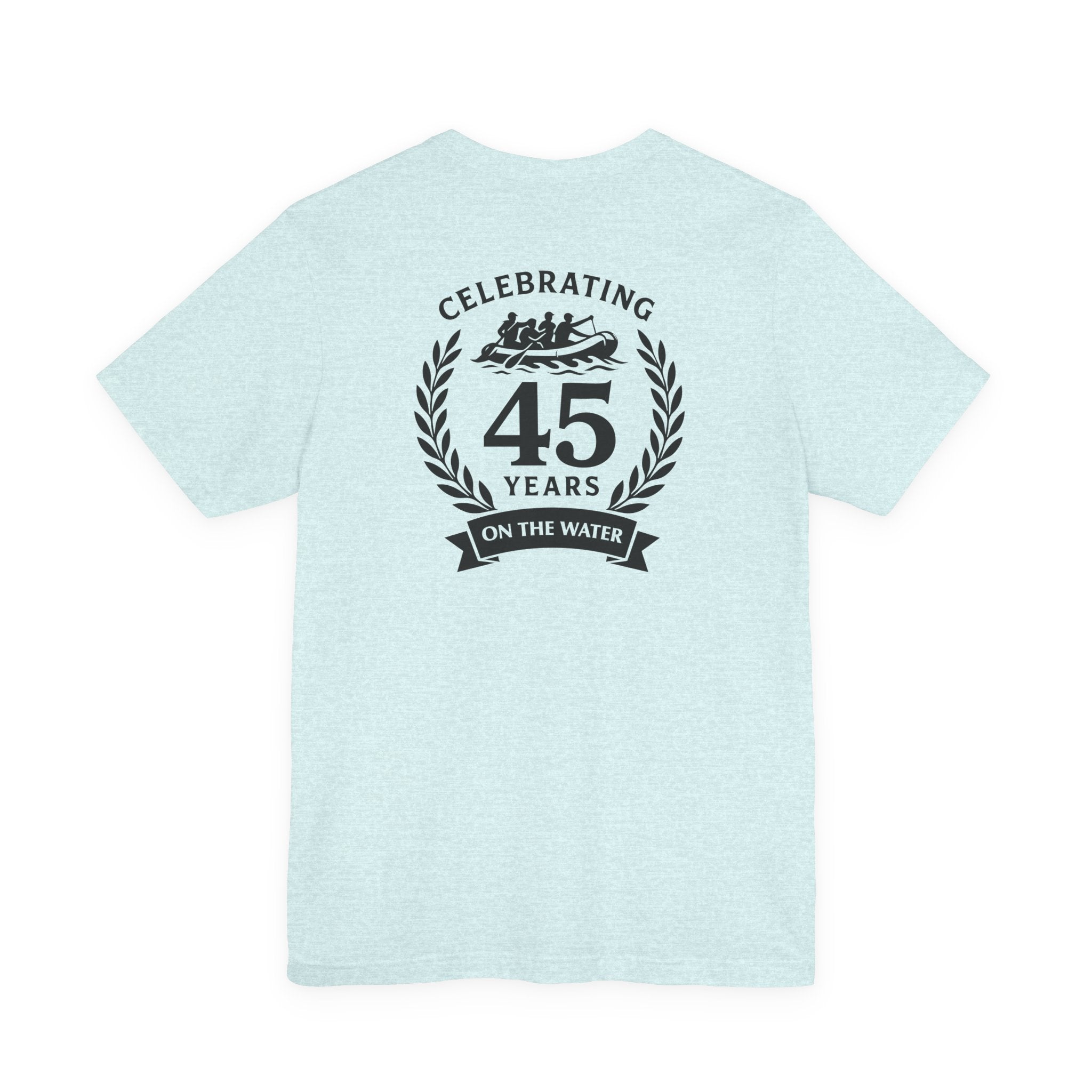 SOTAR Black Logo Celebrating 45 Years Unisex Tee, Commemorative Shirt, Whitewater Rafting Anniversary T-Shirt