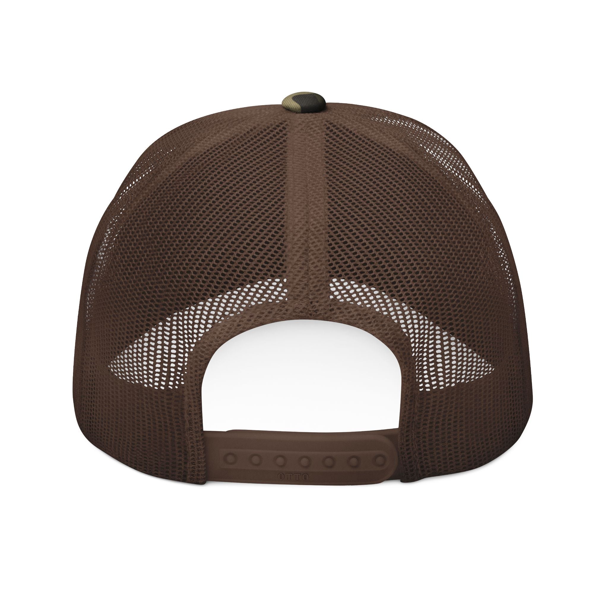 Camouflage Trucker Hat with Embroidery, Stylish Cap for Outdoor Adventures, Perfect Gift for Nature Lovers, Hunting