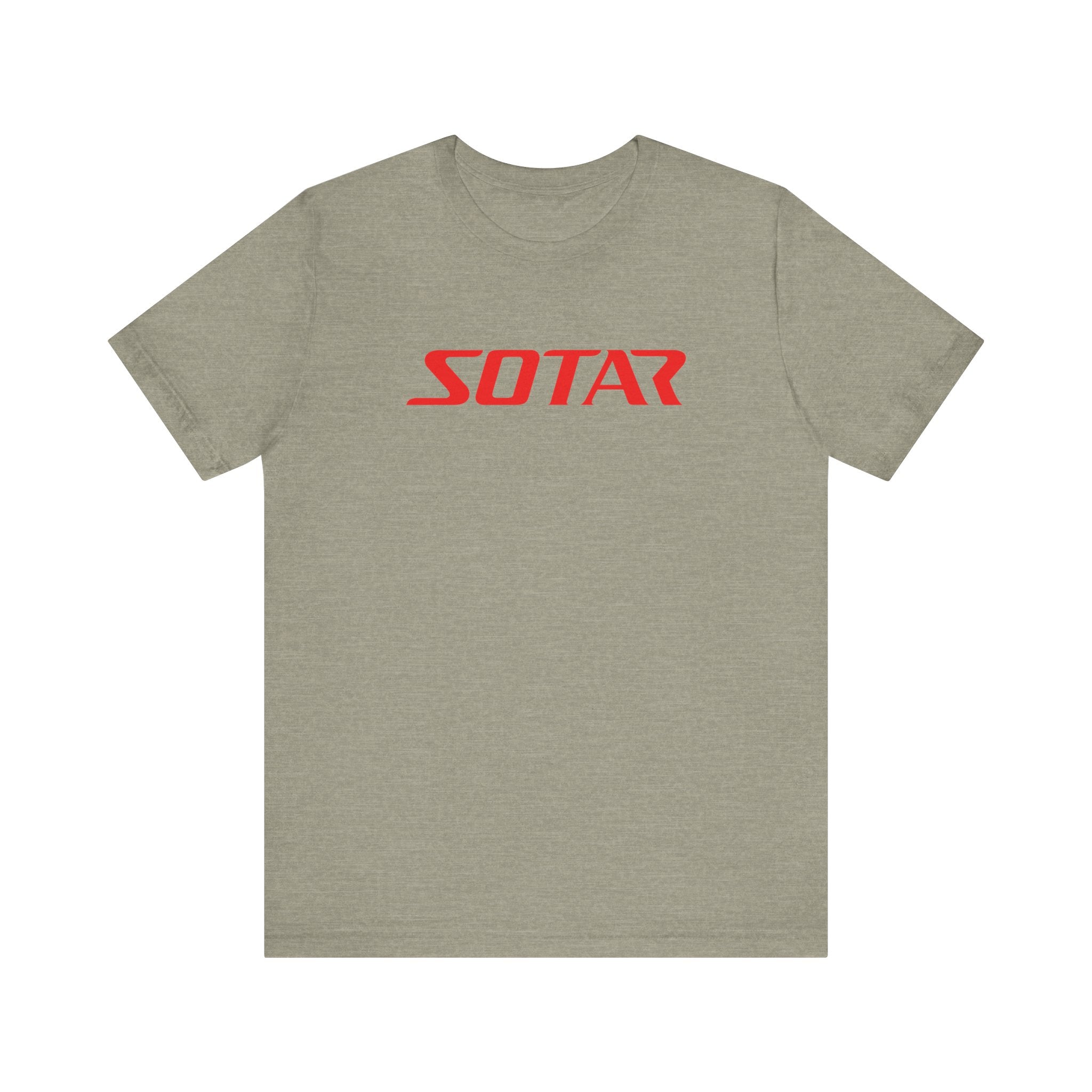 SOTAR Red LOGO Graphic Tee - Unisex Casual T-Shirt, Everyday Outdoor