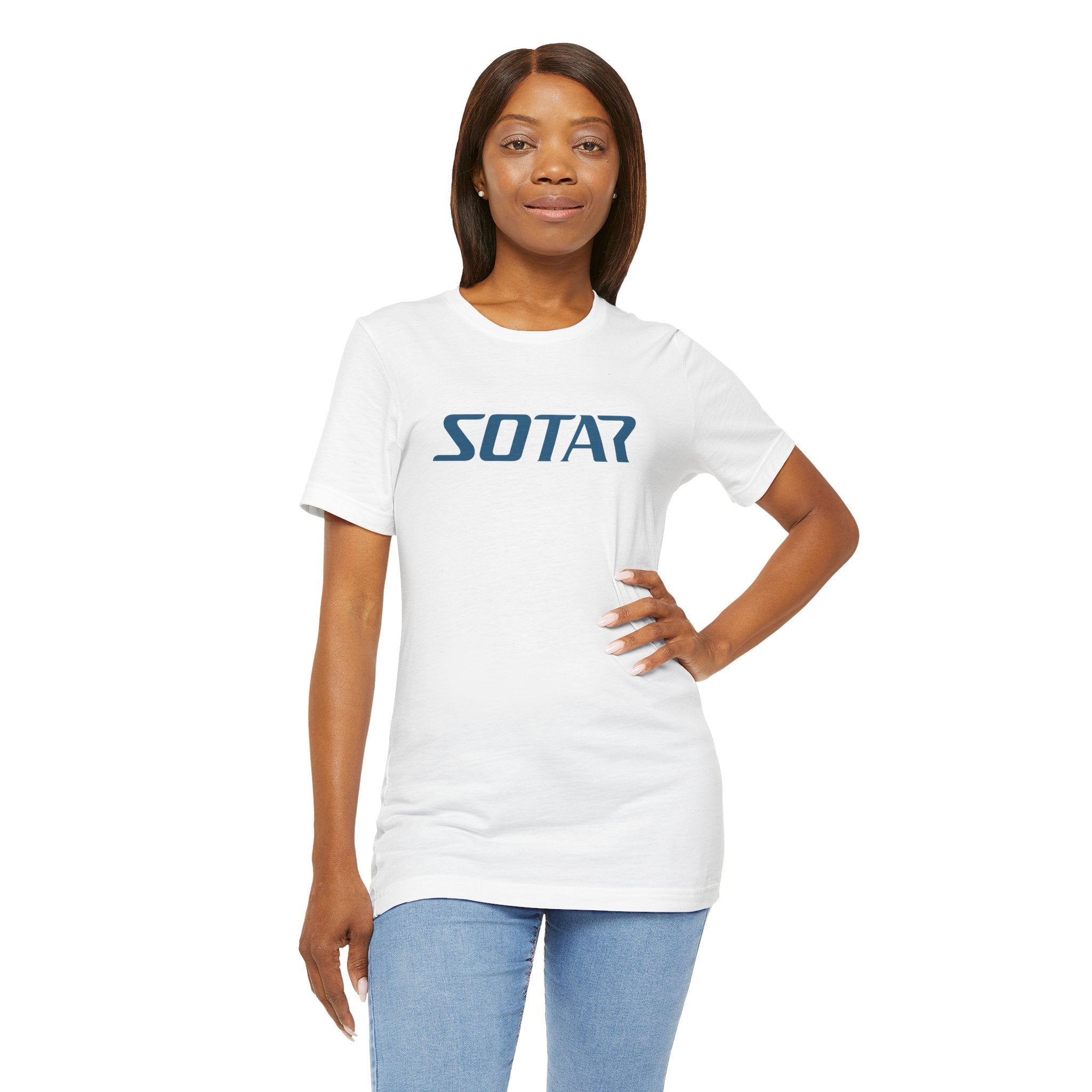 SOTAR Teal LOGO Graphic Tee - Unisex Casual T-Shirt, Everyday Outdoor