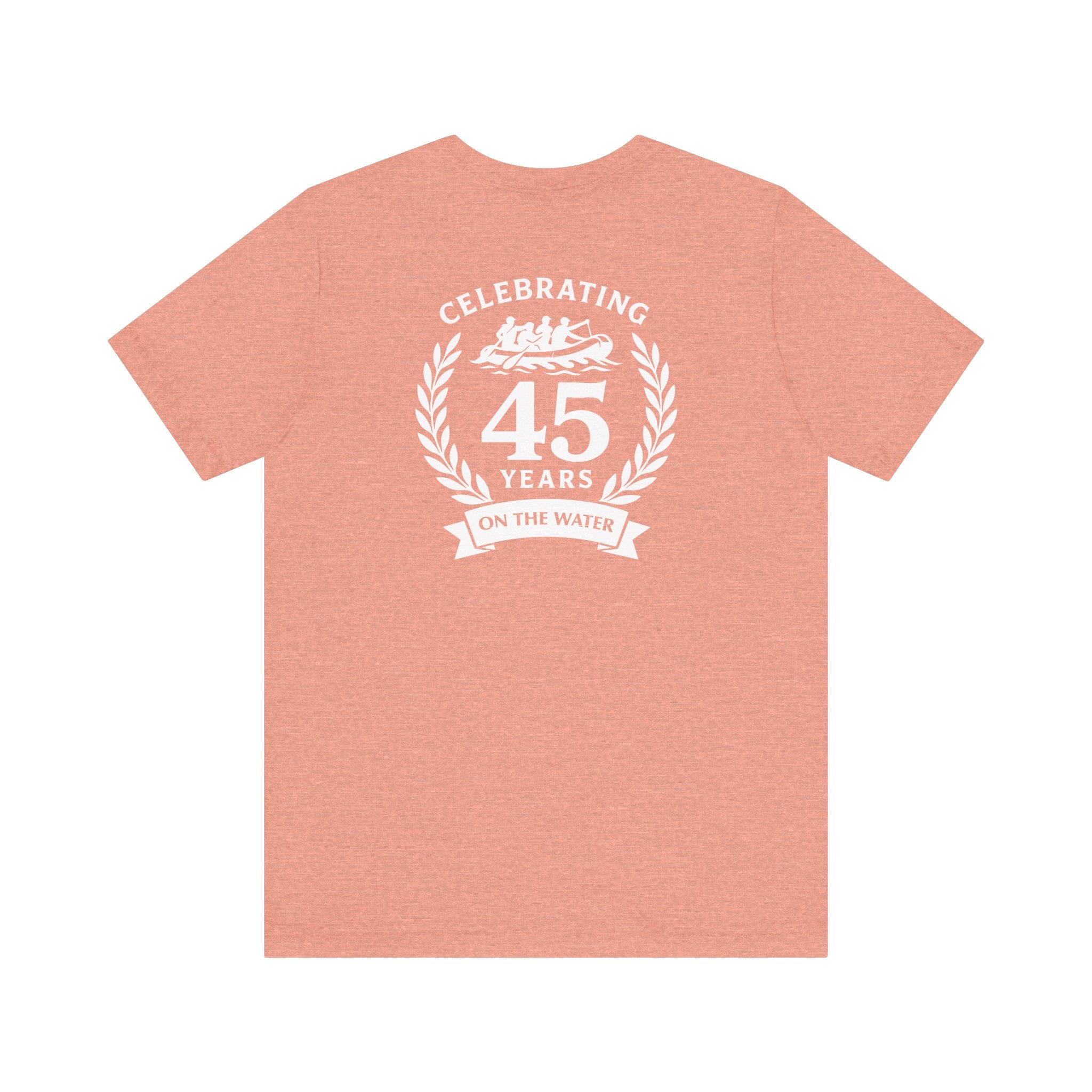 SOTAR White Logo Celebrating 45 Years Unisex Tee, Commemorative Shirt, Whitewater Rafting Anniversary T-Shirt