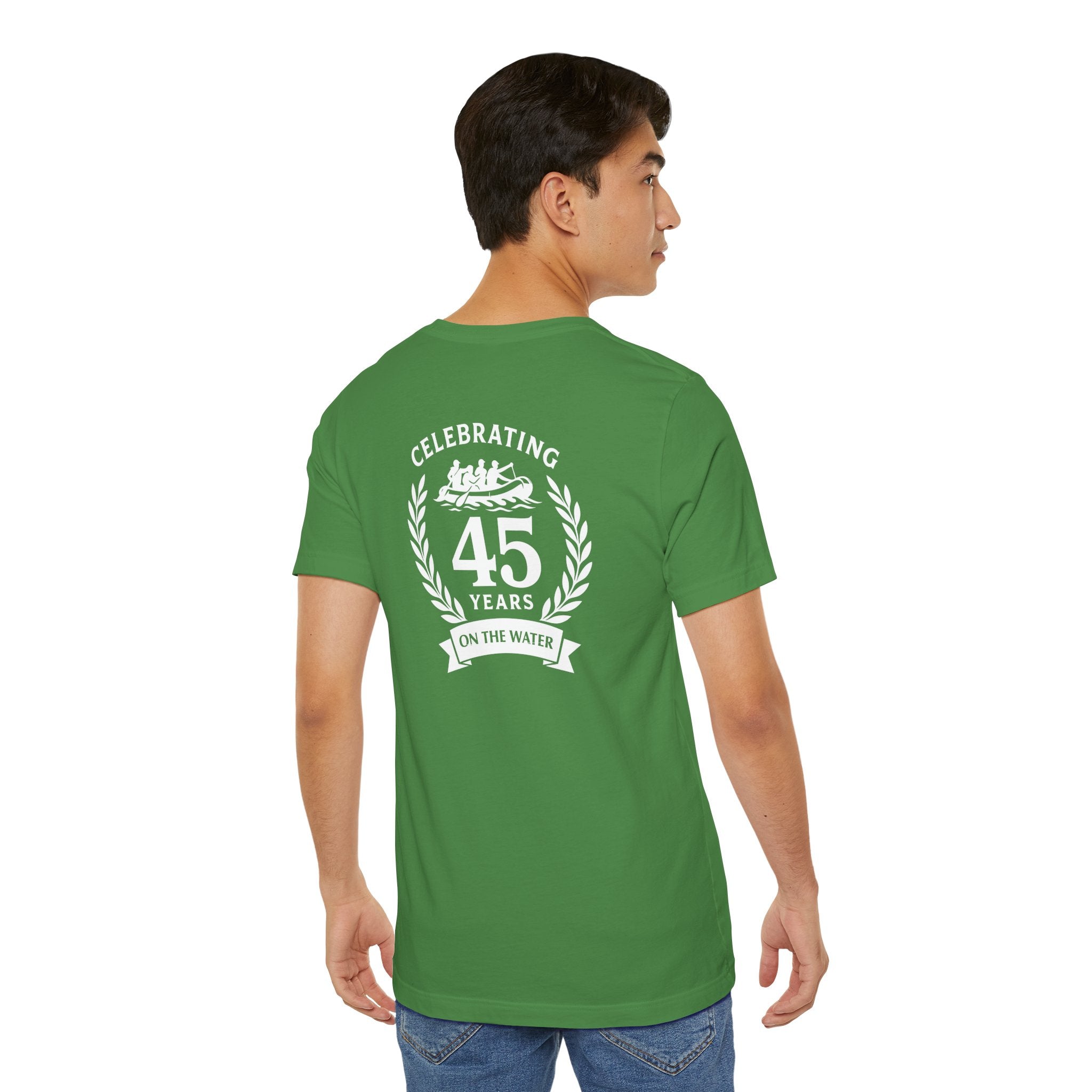 SOTAR White Logo Celebrating 45 Years Unisex Tee, Commemorative Shirt, Whitewater Rafting Anniversary T-Shirt