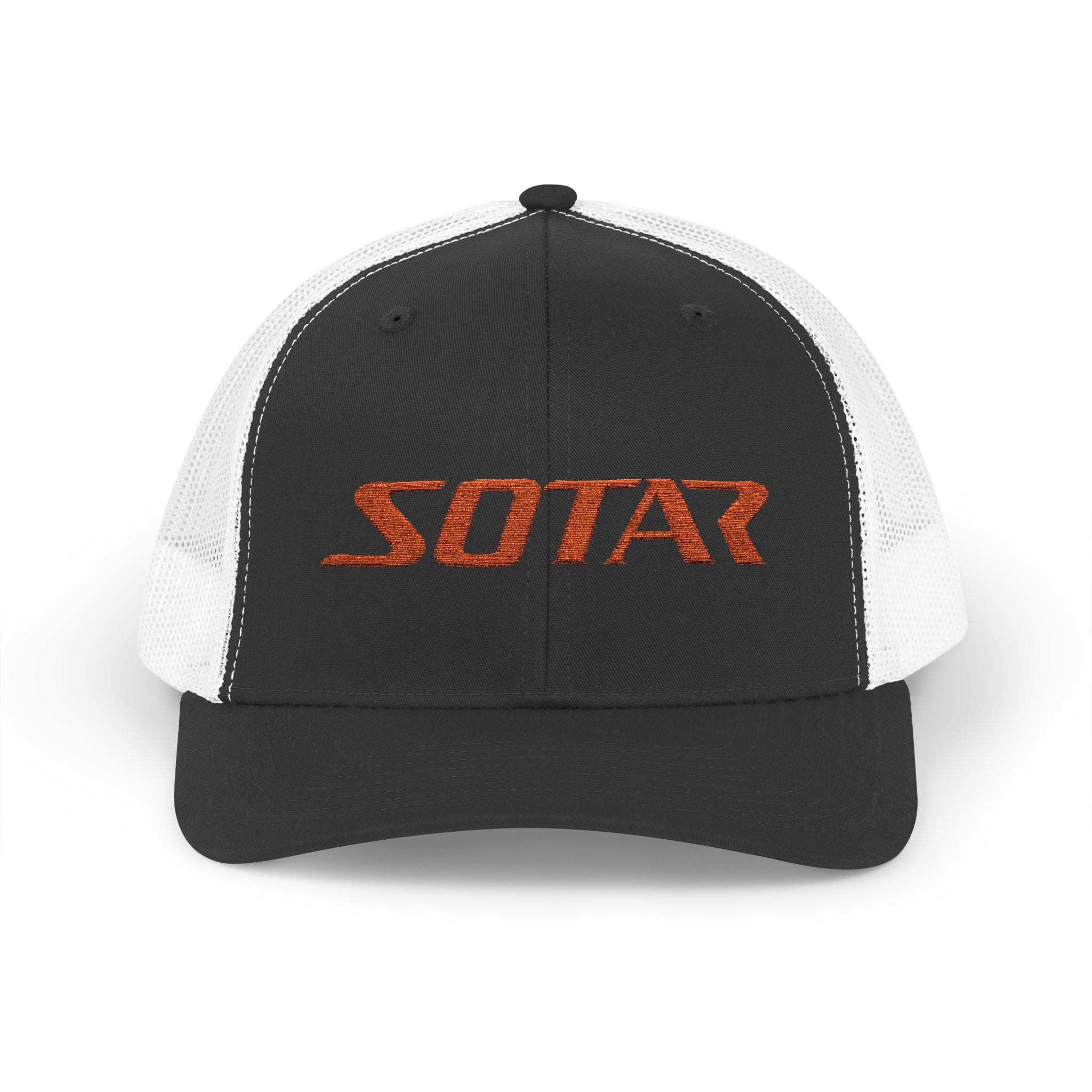 Snapback Trucker Cap - Orange Logo