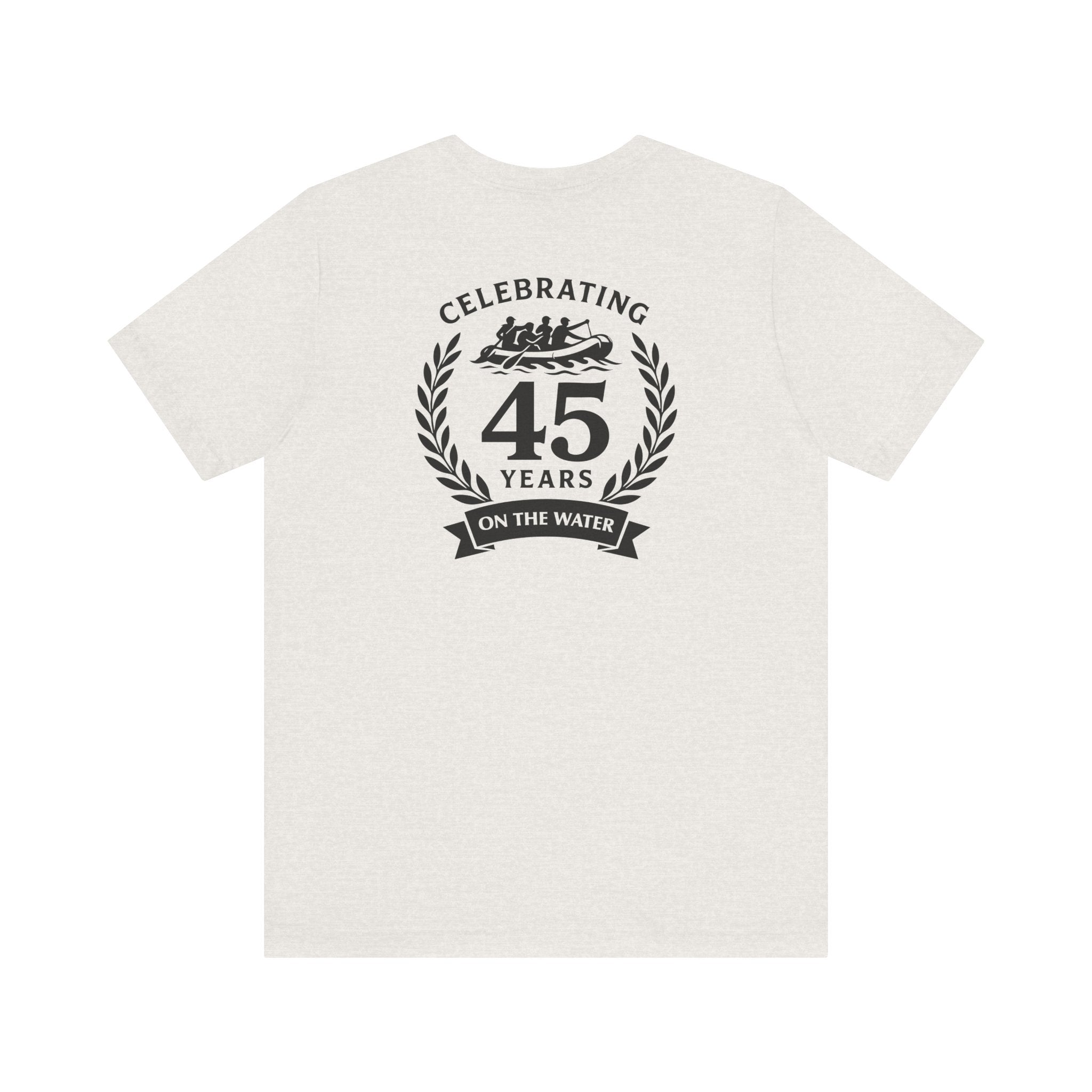 SOTAR Black Logo Celebrating 45 Years Unisex Tee, Commemorative Shirt, Whitewater Rafting Anniversary T-Shirt