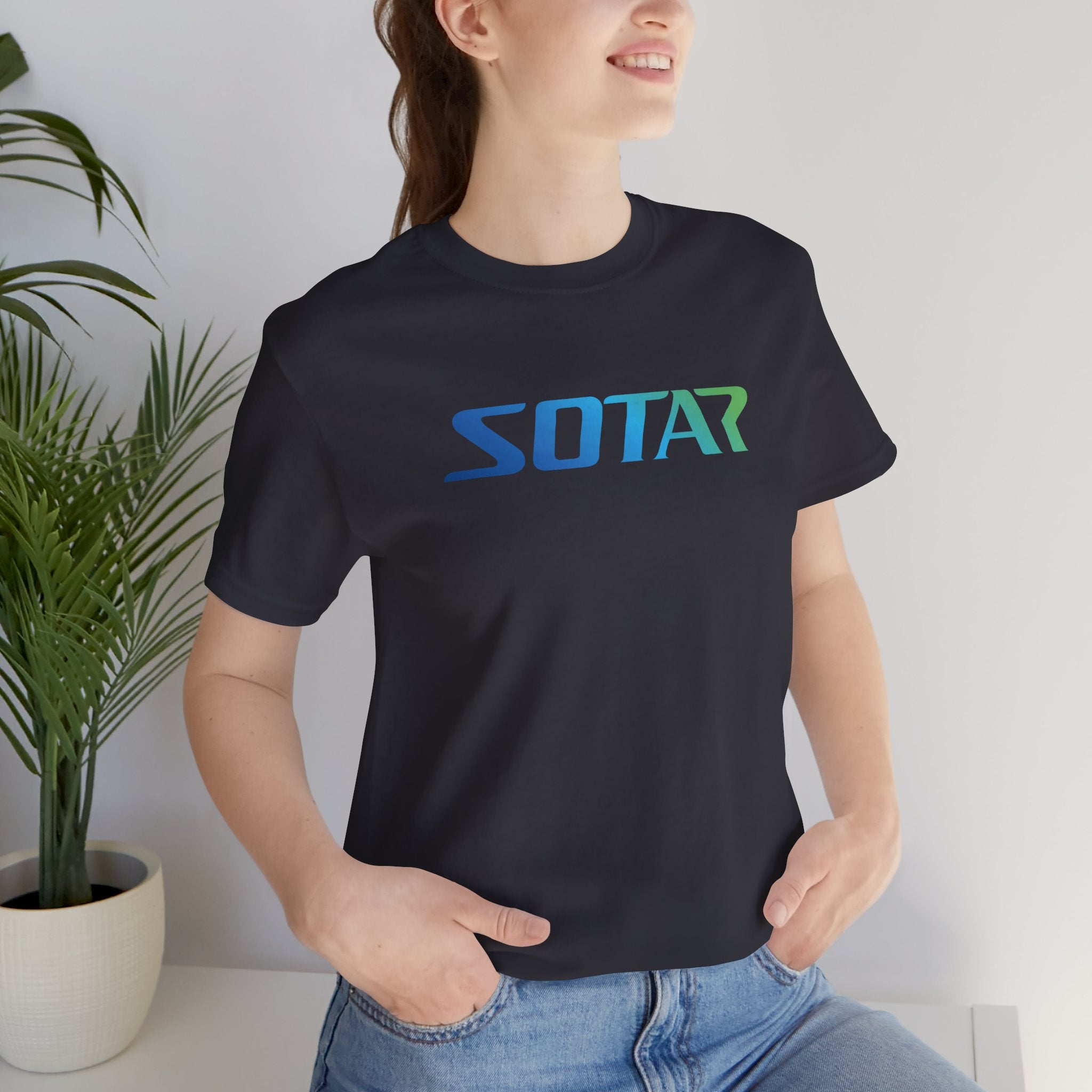 SOTAR Ocean LOGO Graphic Tee - Unisex Casual T-Shirt, Everyday Outdoor