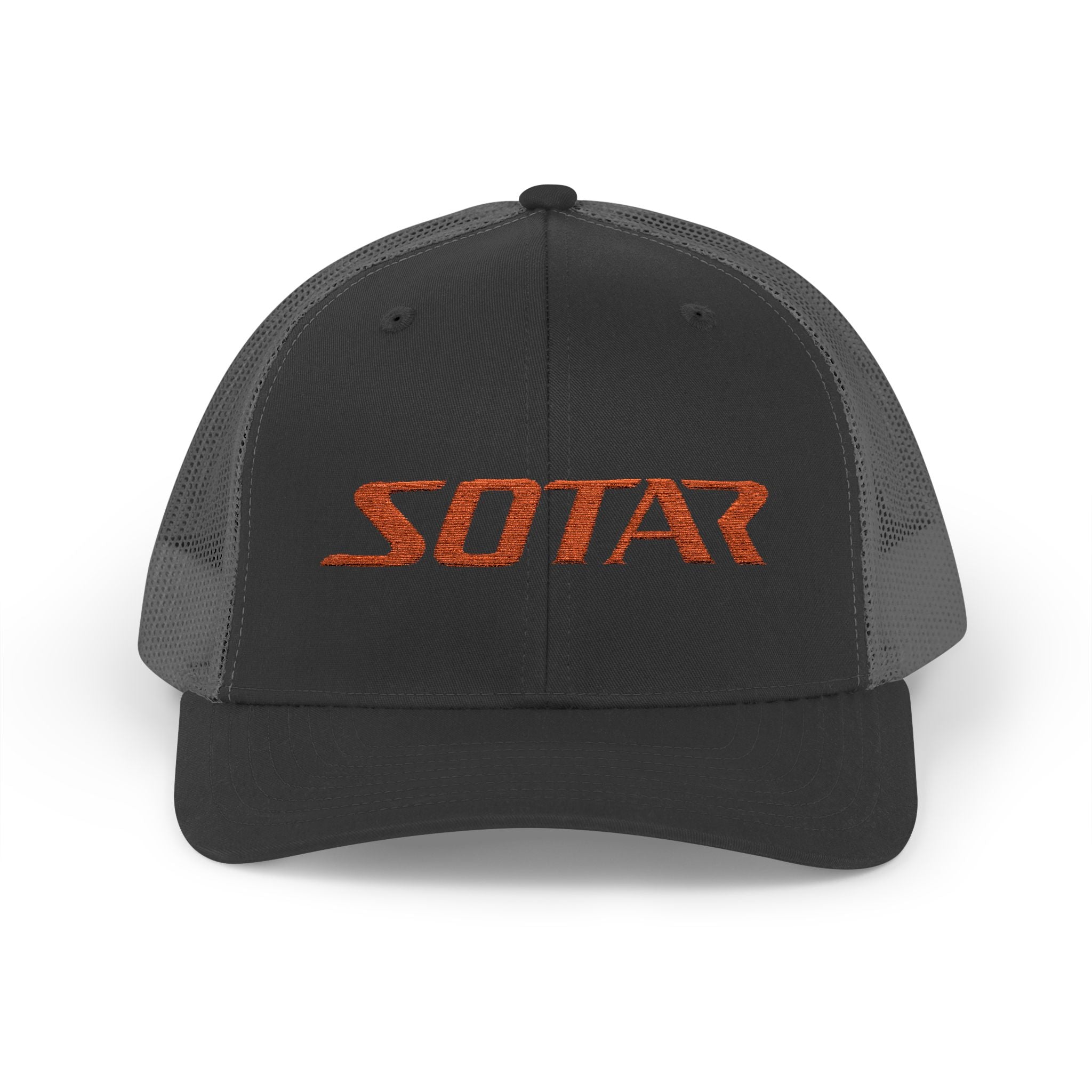 Snapback Trucker Cap - Orange Logo