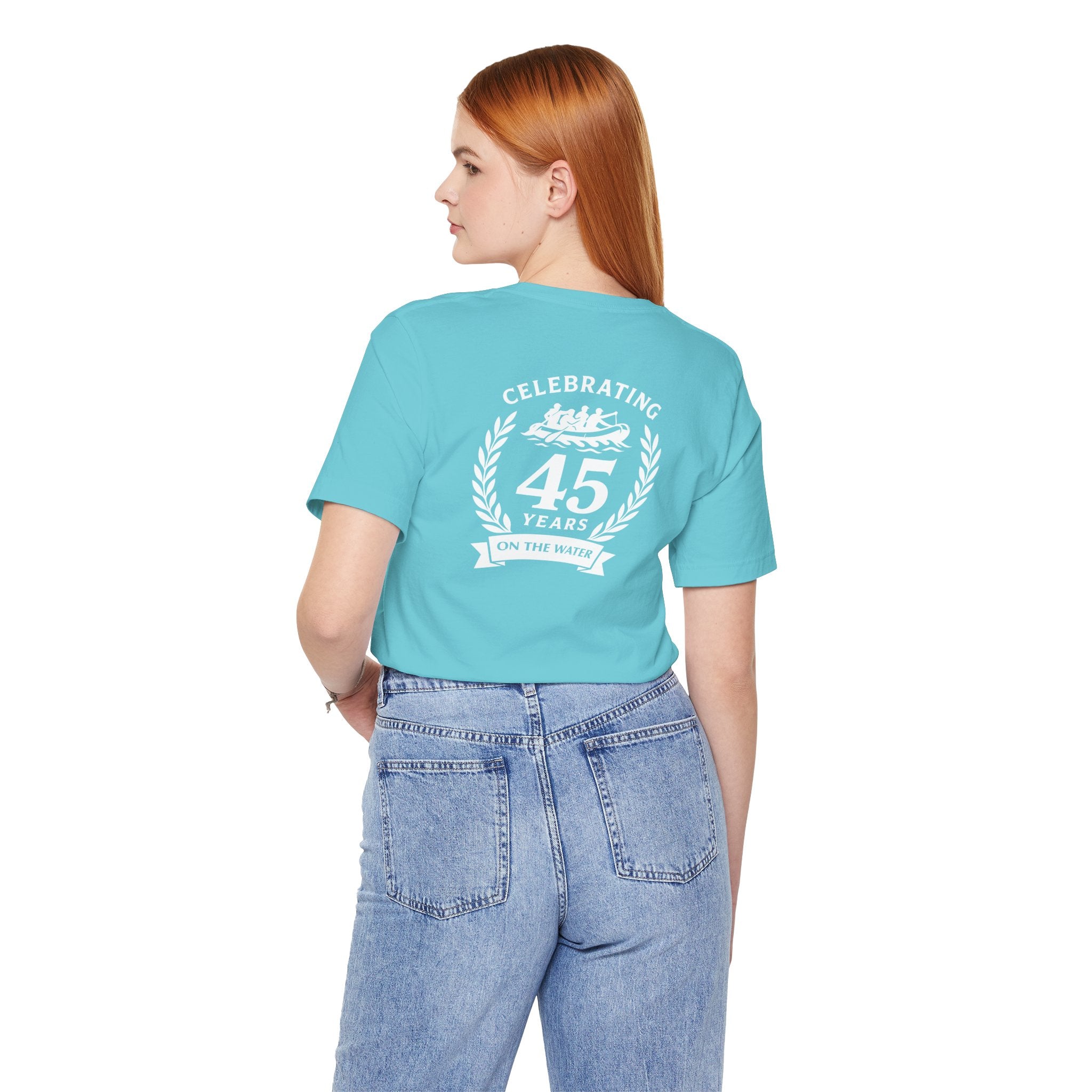 SOTAR White Logo Celebrating 45 Years Unisex Tee, Commemorative Shirt, Whitewater Rafting Anniversary T-Shirt