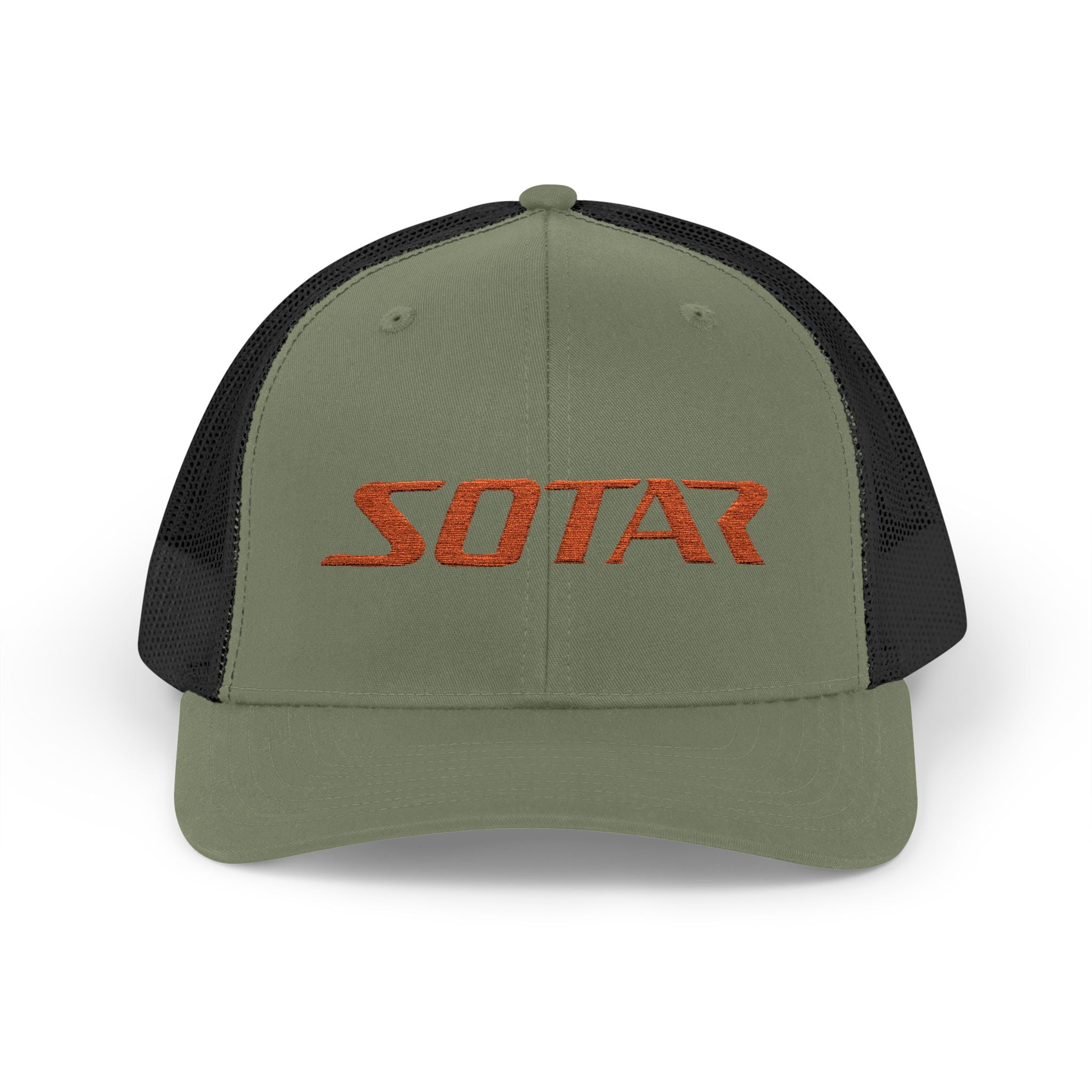 Snapback Trucker Cap - Orange Logo