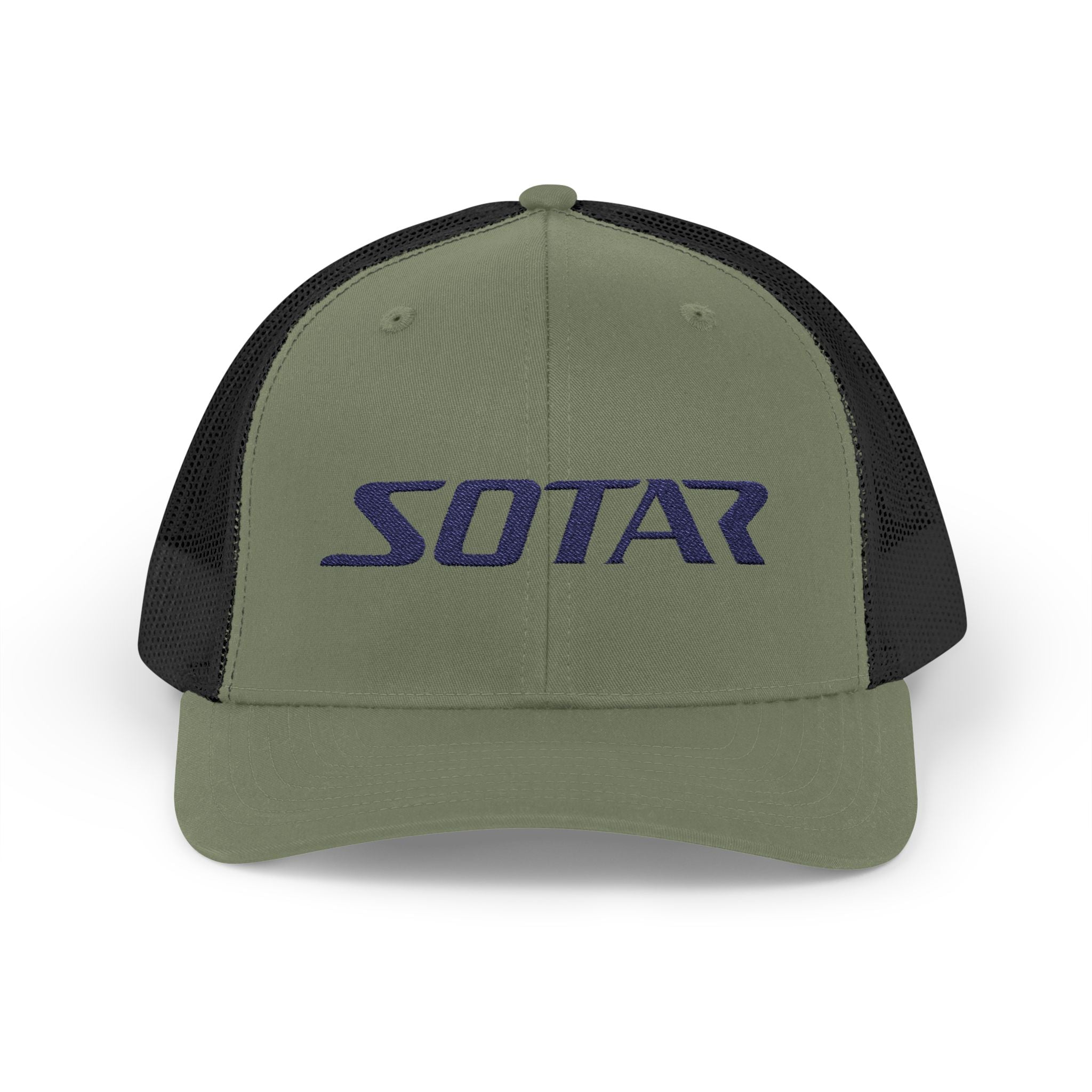 Snapback Trucker Cap - Blue Logo