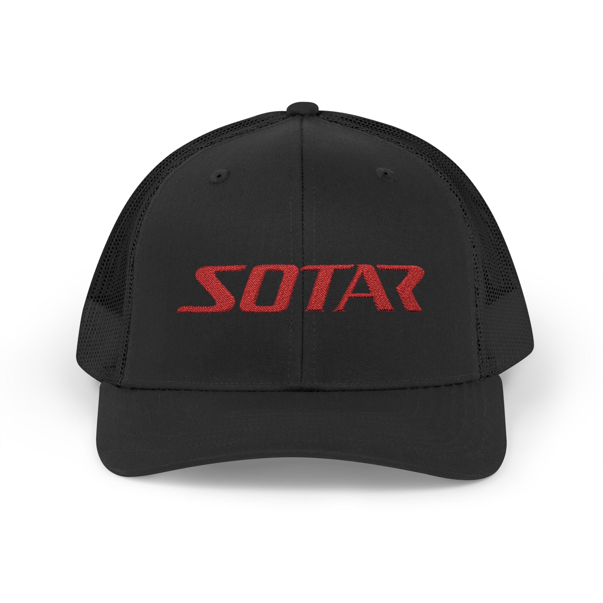 Snapback Trucker Cap - Red Logo