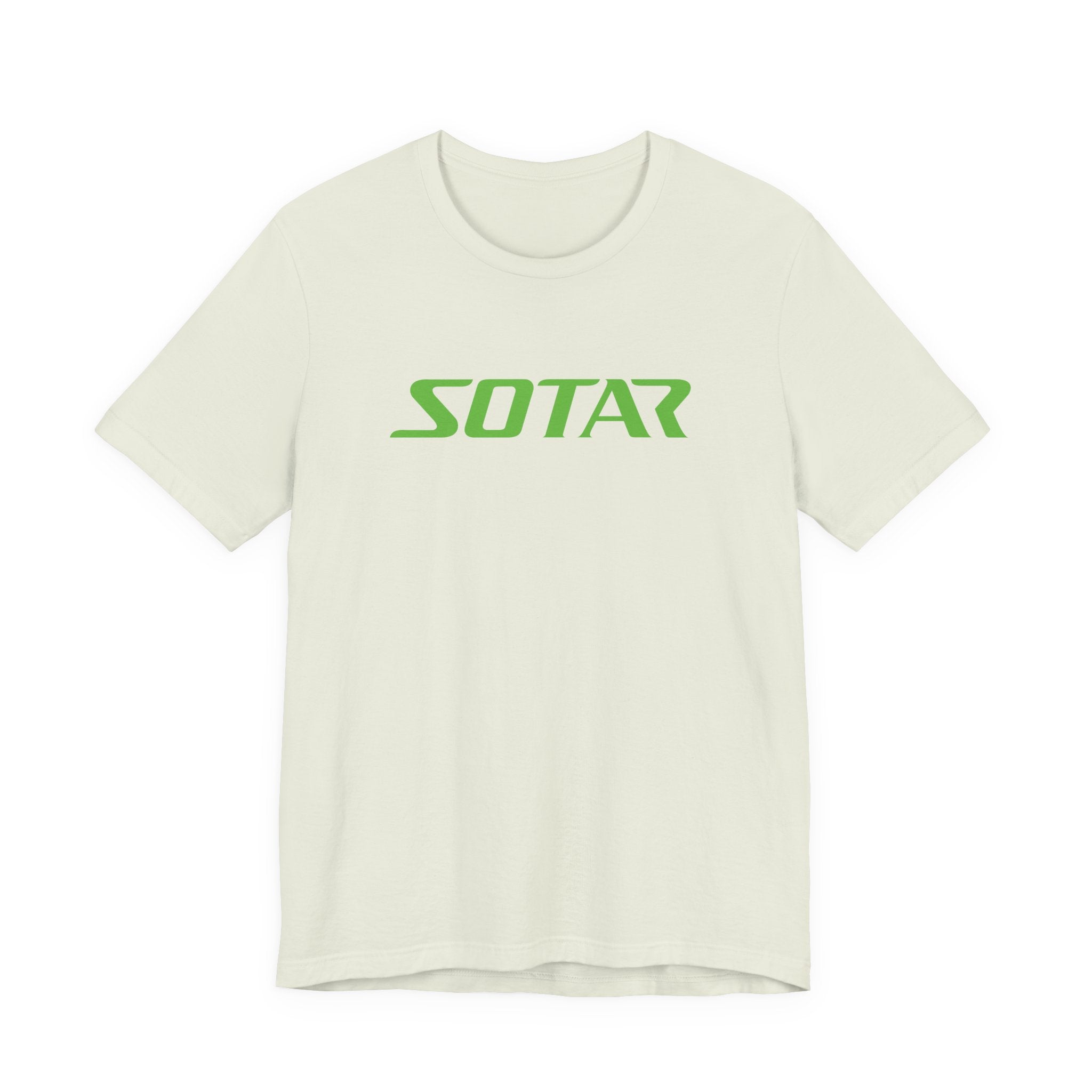 SOTAR Lime Green LOGO Graphic Tee - Unisex Casual T-Shirt, Everyday Outdoor