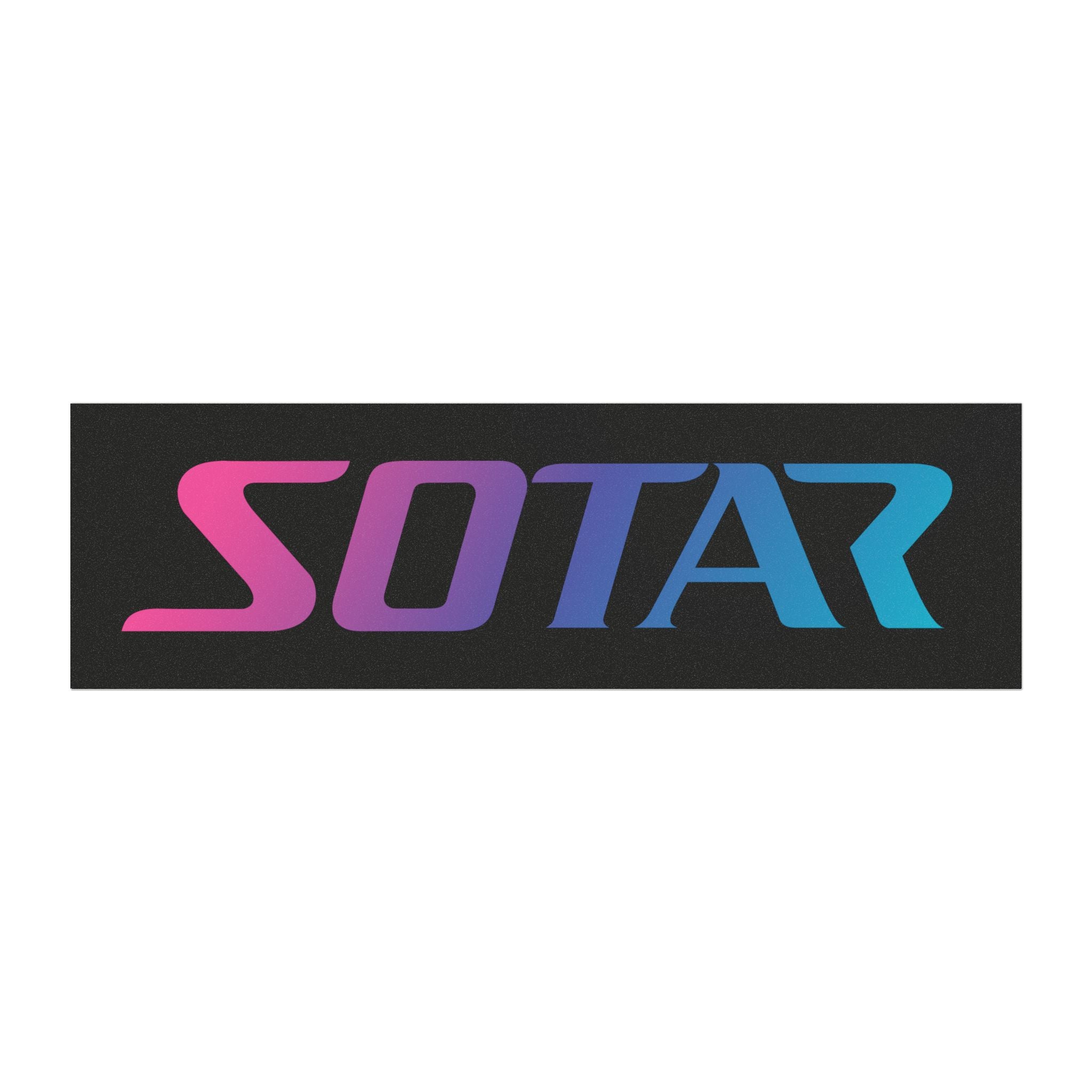 SOTAR Pink Teal Logo - Auto / Trailer Bumper Magnet Black