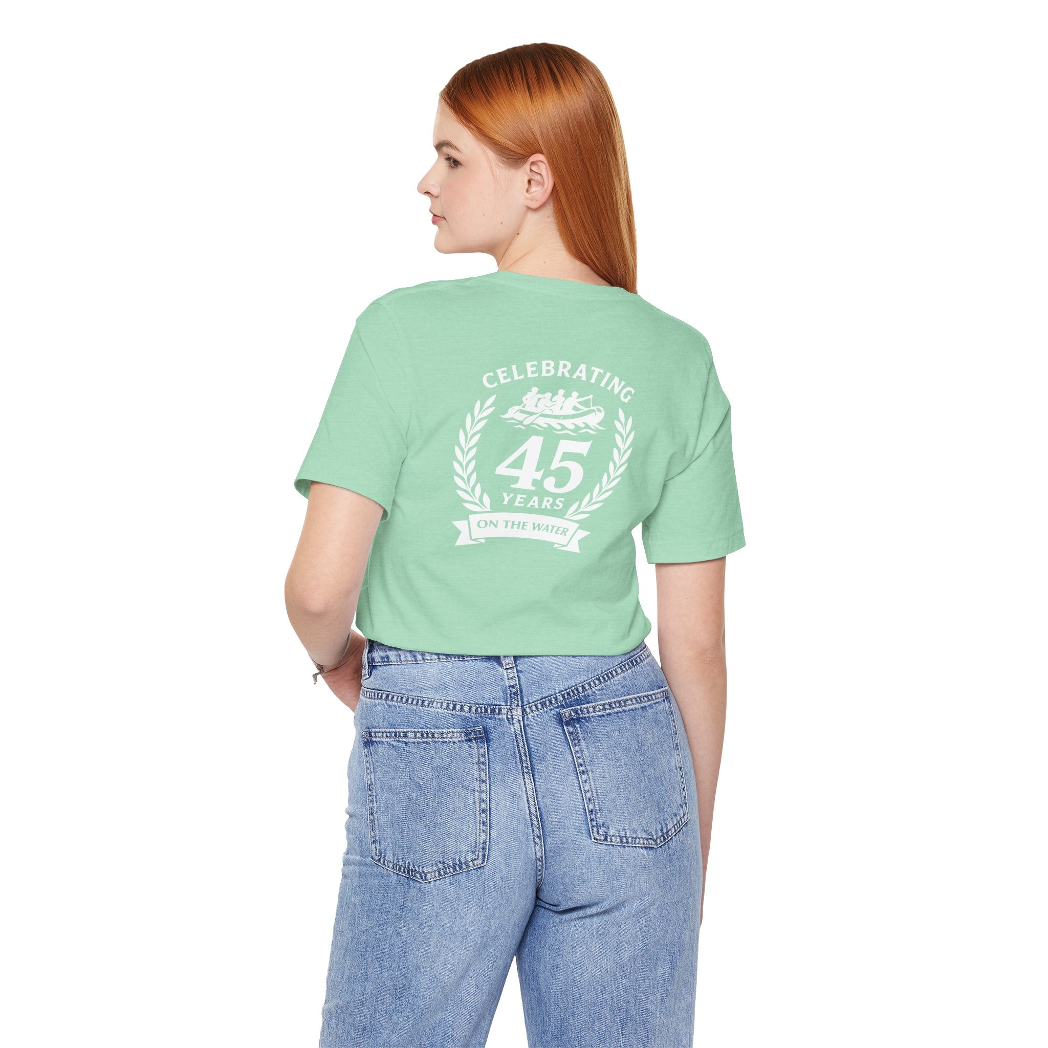 SOTAR White Logo Celebrating 45 Years Unisex Tee, Commemorative Shirt, Whitewater Rafting Anniversary T-Shirt