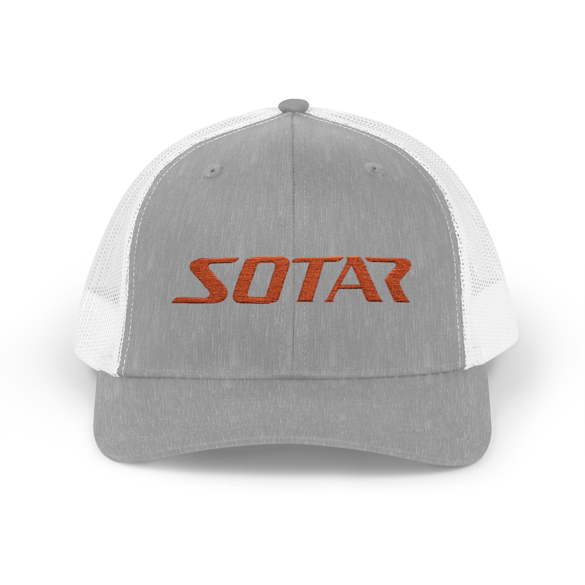 Snapback Trucker Cap - Orange Logo