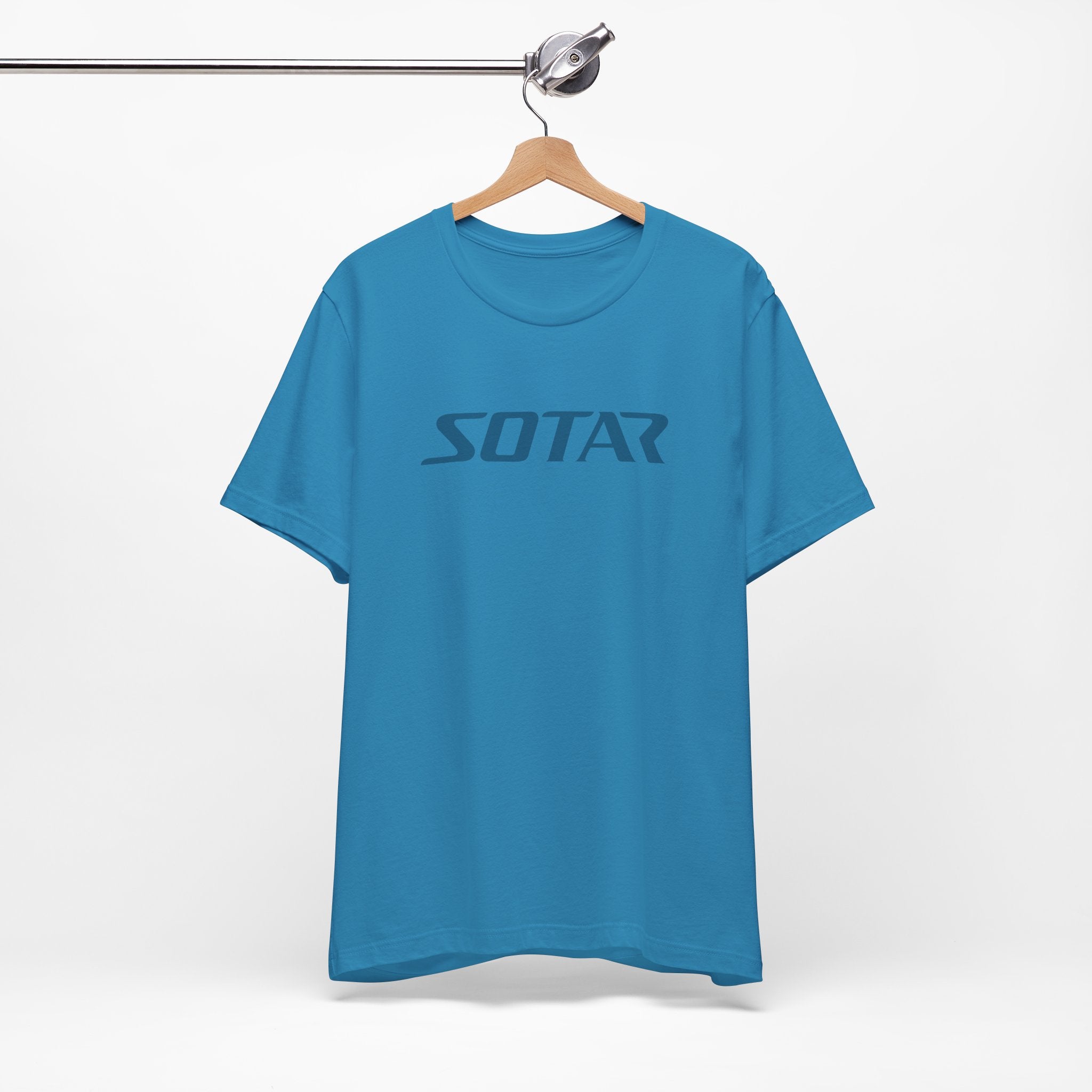 SOTAR Teal LOGO Graphic Tee - Unisex Casual T-Shirt, Everyday Outdoor