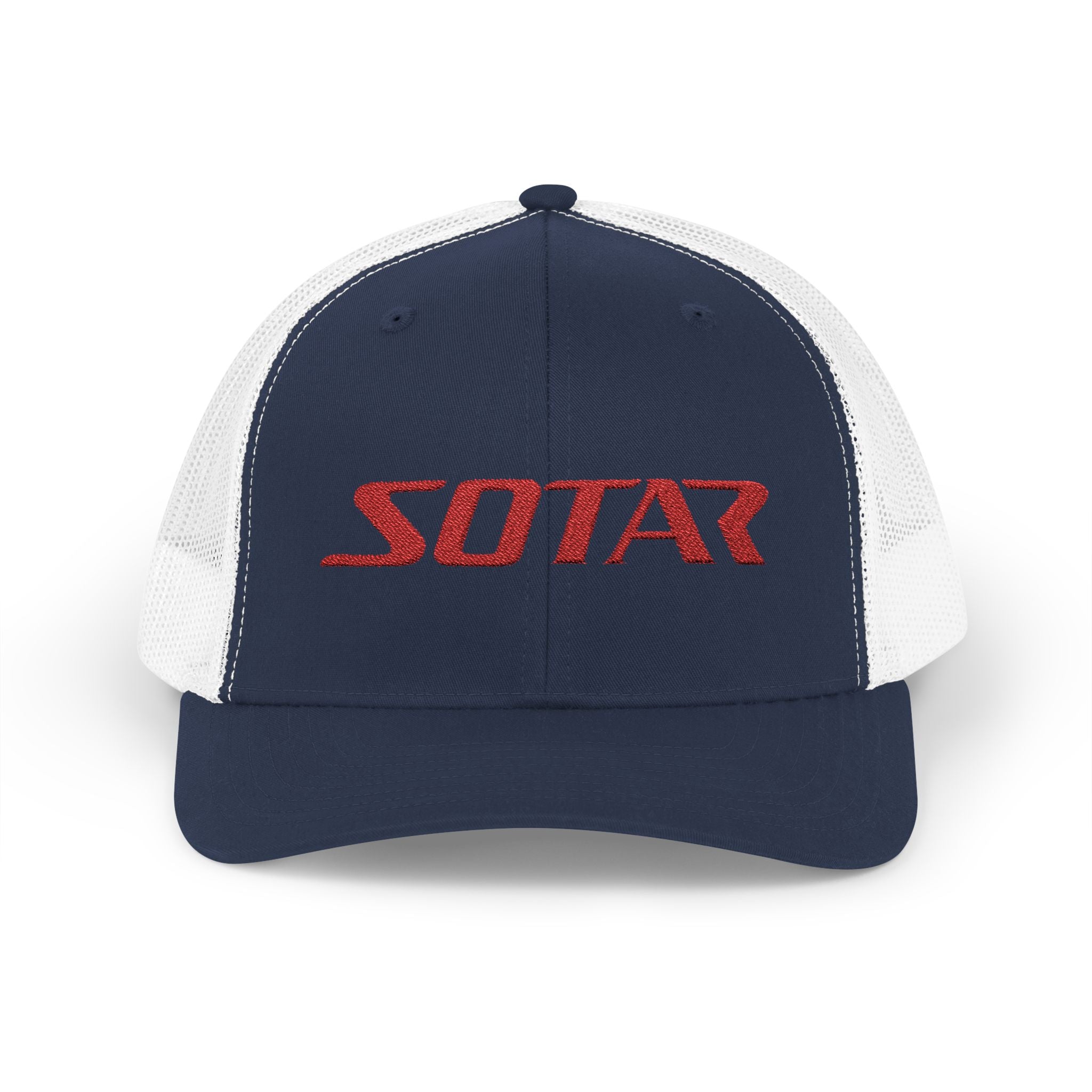 Snapback Trucker Cap - Red Logo