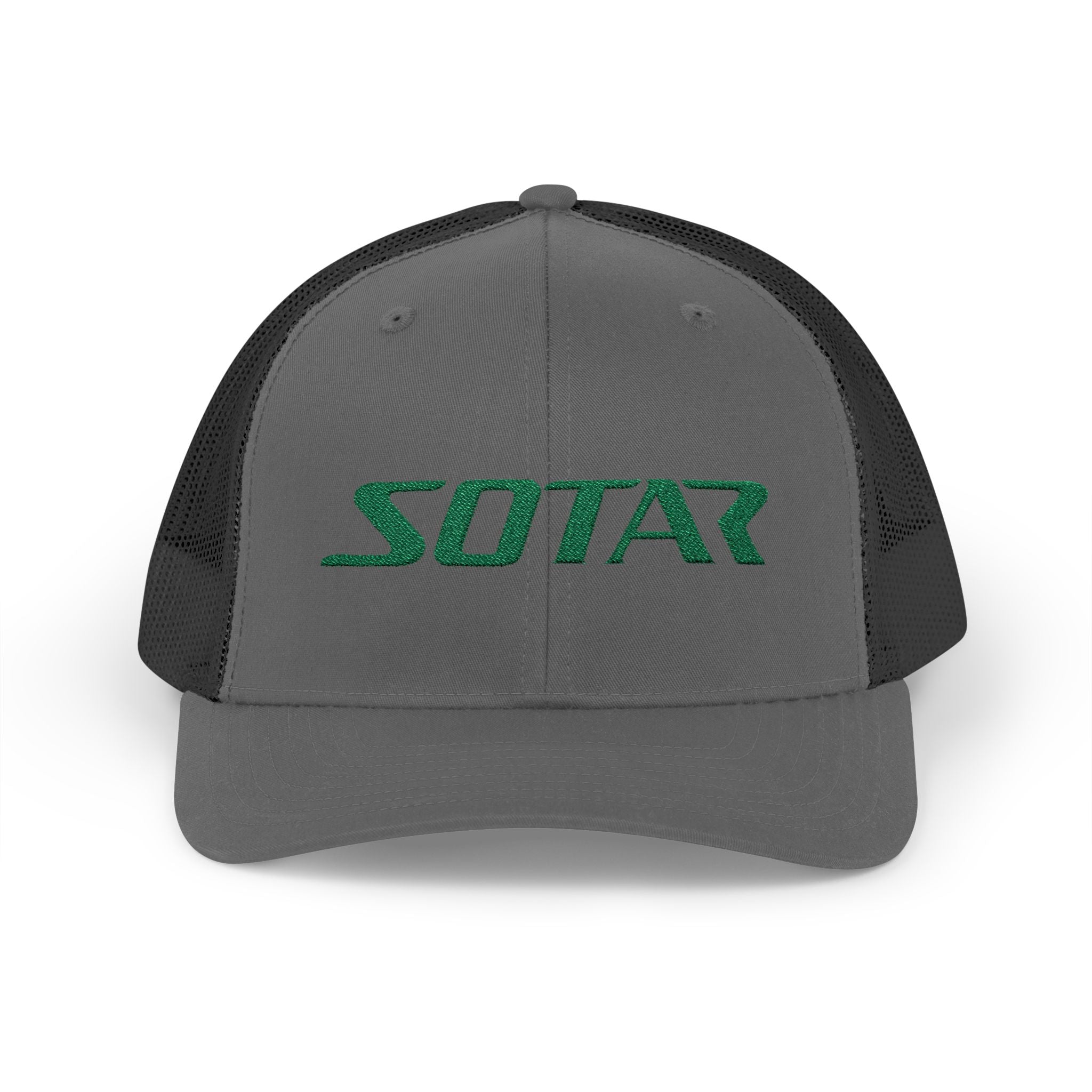 Snapback Trucker Cap - Green Logo