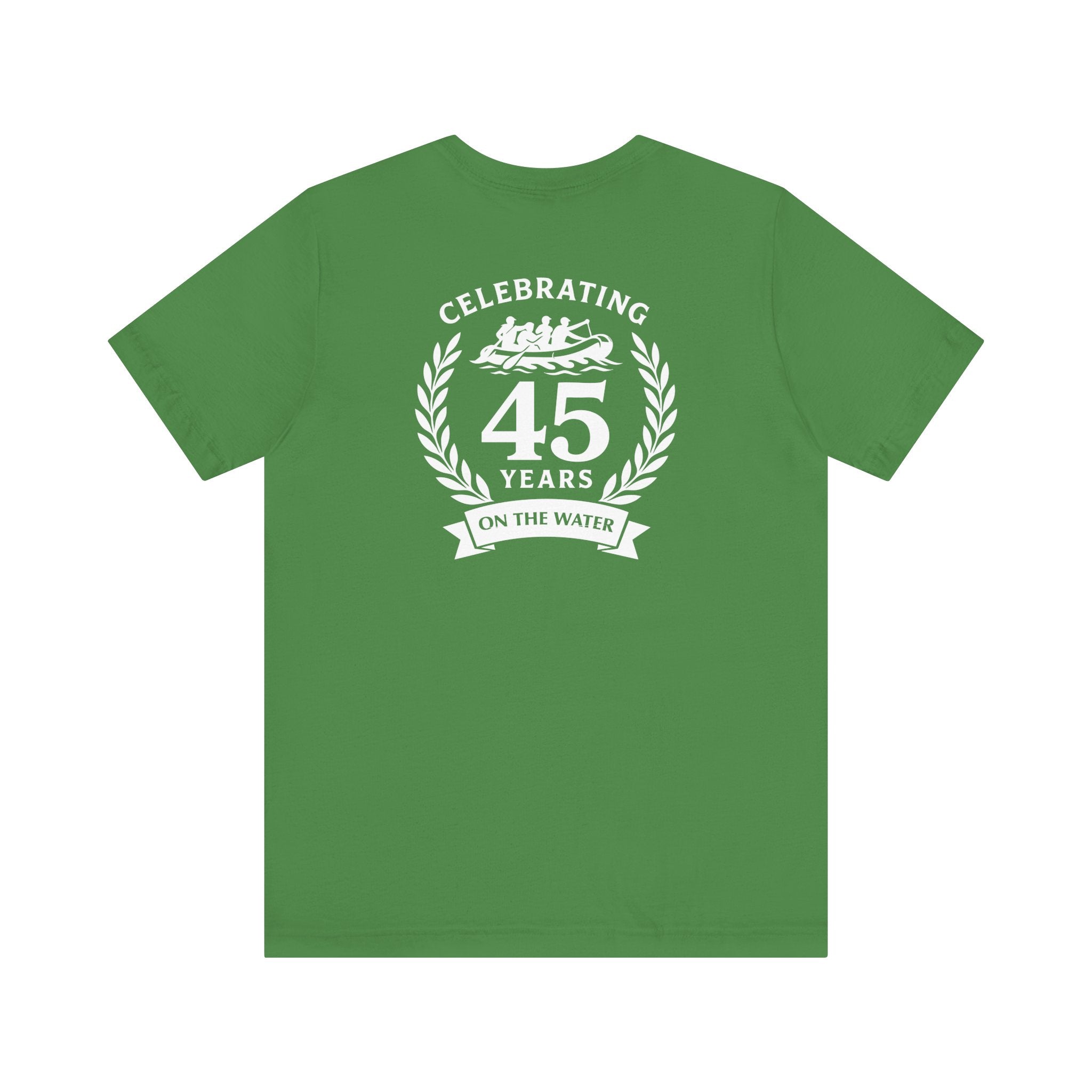 SOTAR White Logo Celebrating 45 Years Unisex Tee, Commemorative Shirt, Whitewater Rafting Anniversary T-Shirt