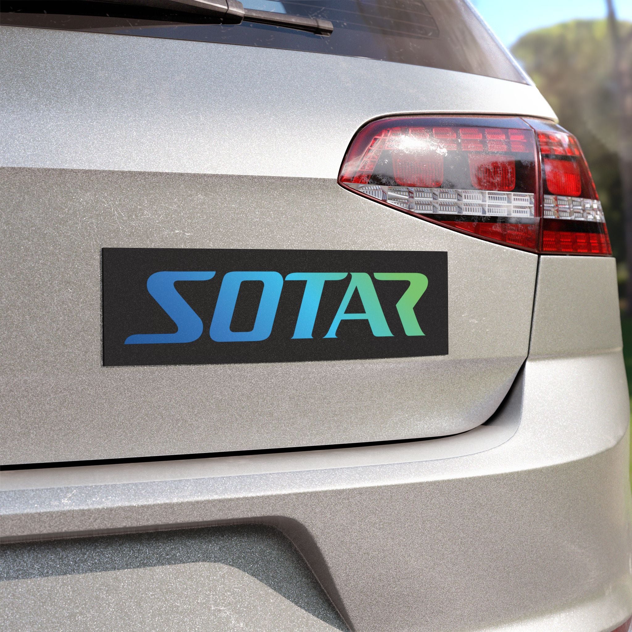 SOTAR Ocean Logo - Auto / Trailer Bumper Magnet Black