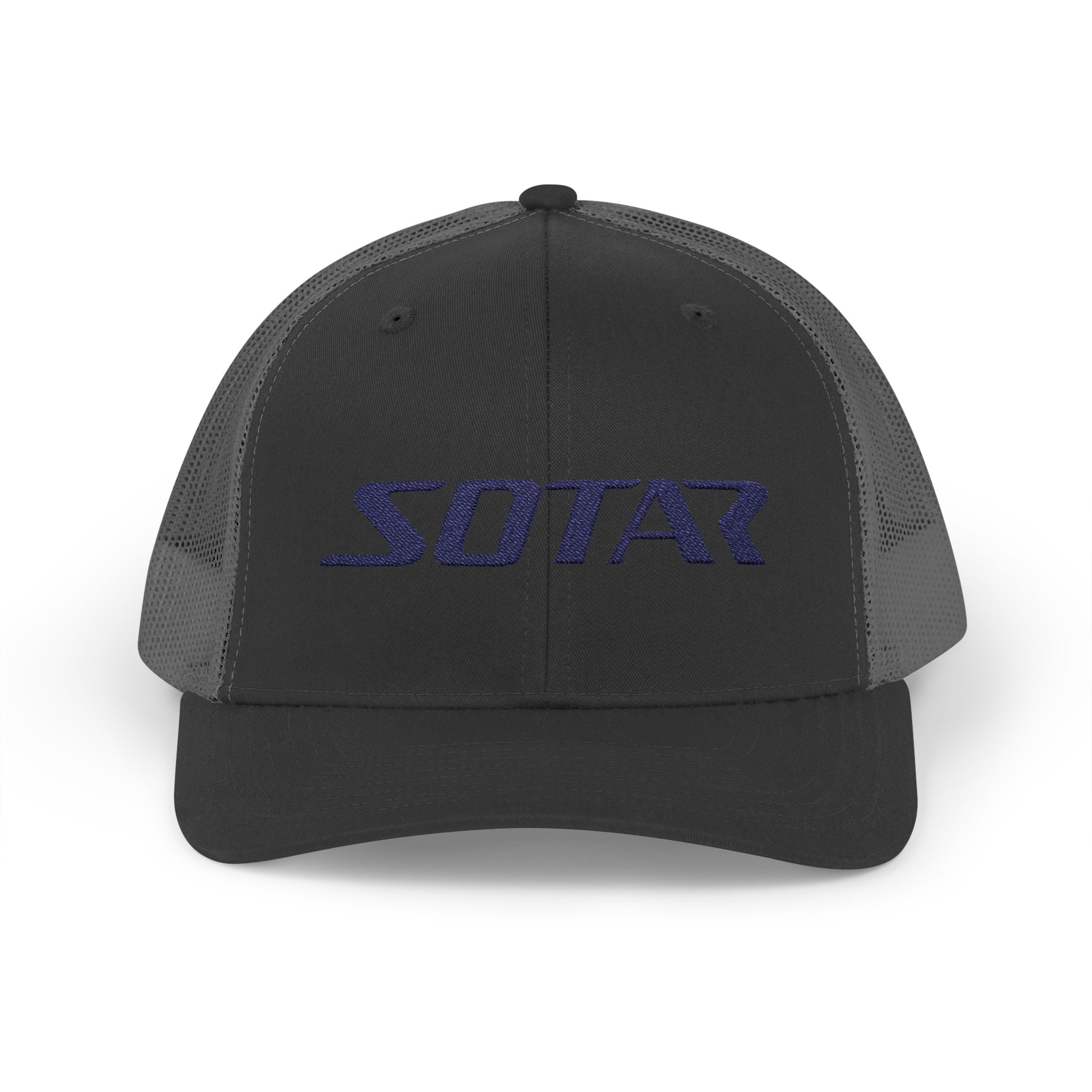 Snapback Trucker Cap - Blue Logo