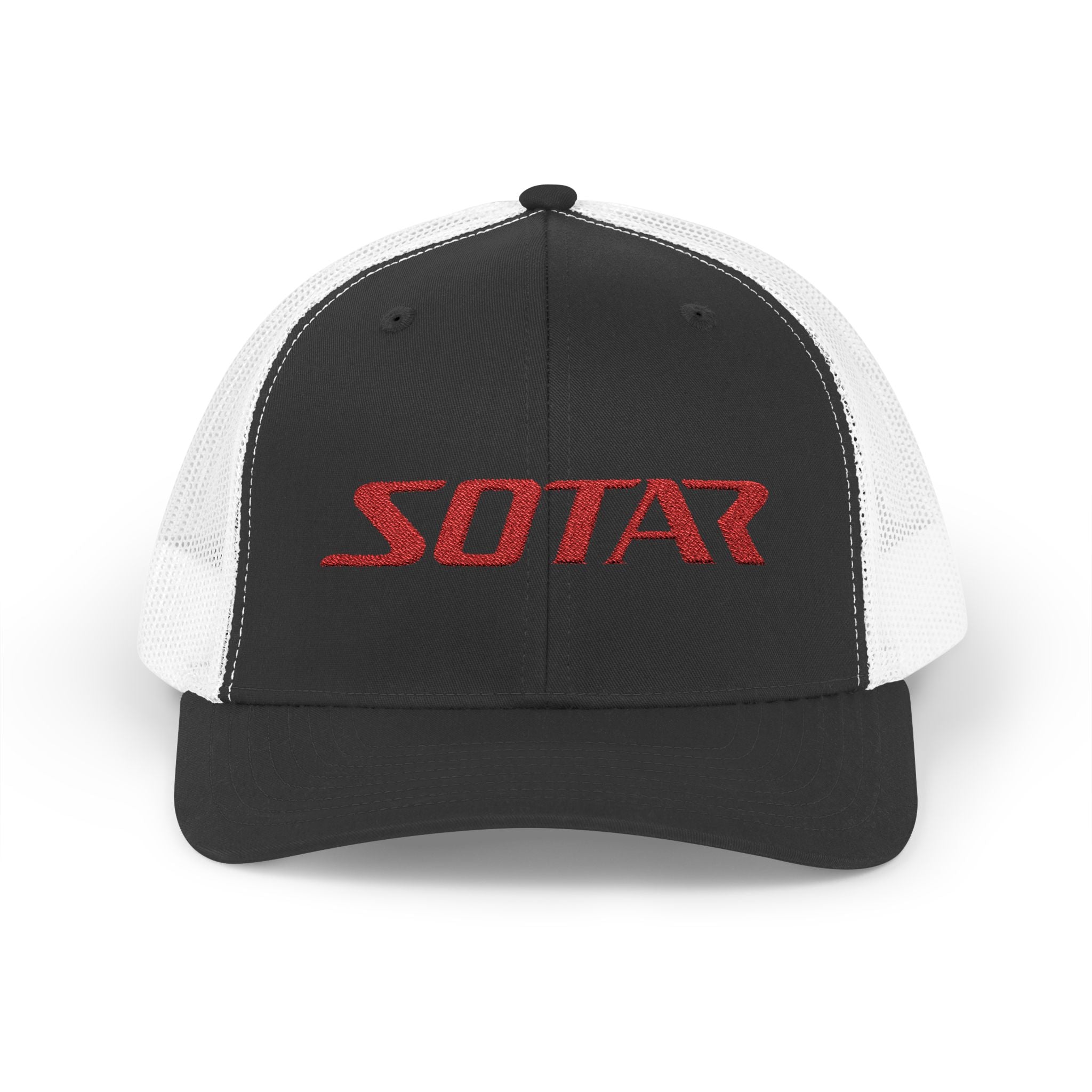 Snapback Trucker Cap - Red Logo