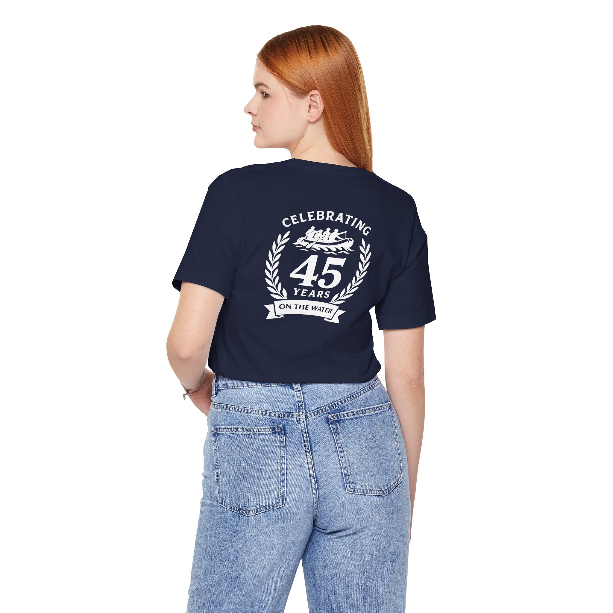 SOTAR White Logo Celebrating 45 Years Unisex Tee, Commemorative Shirt, Whitewater Rafting Anniversary T-Shirt