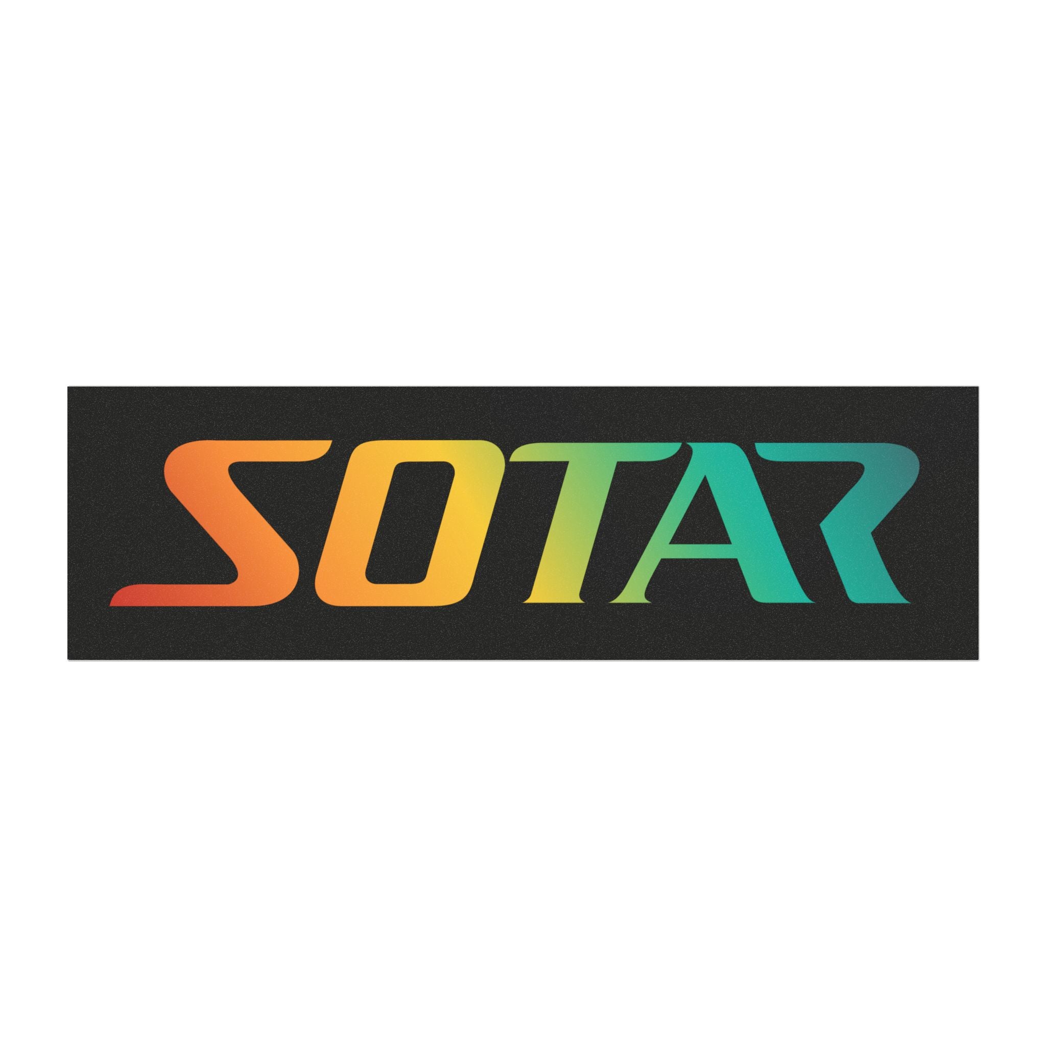 SOTAR Orang Green Logo - Auto / Trailer Bumper Magnet Black