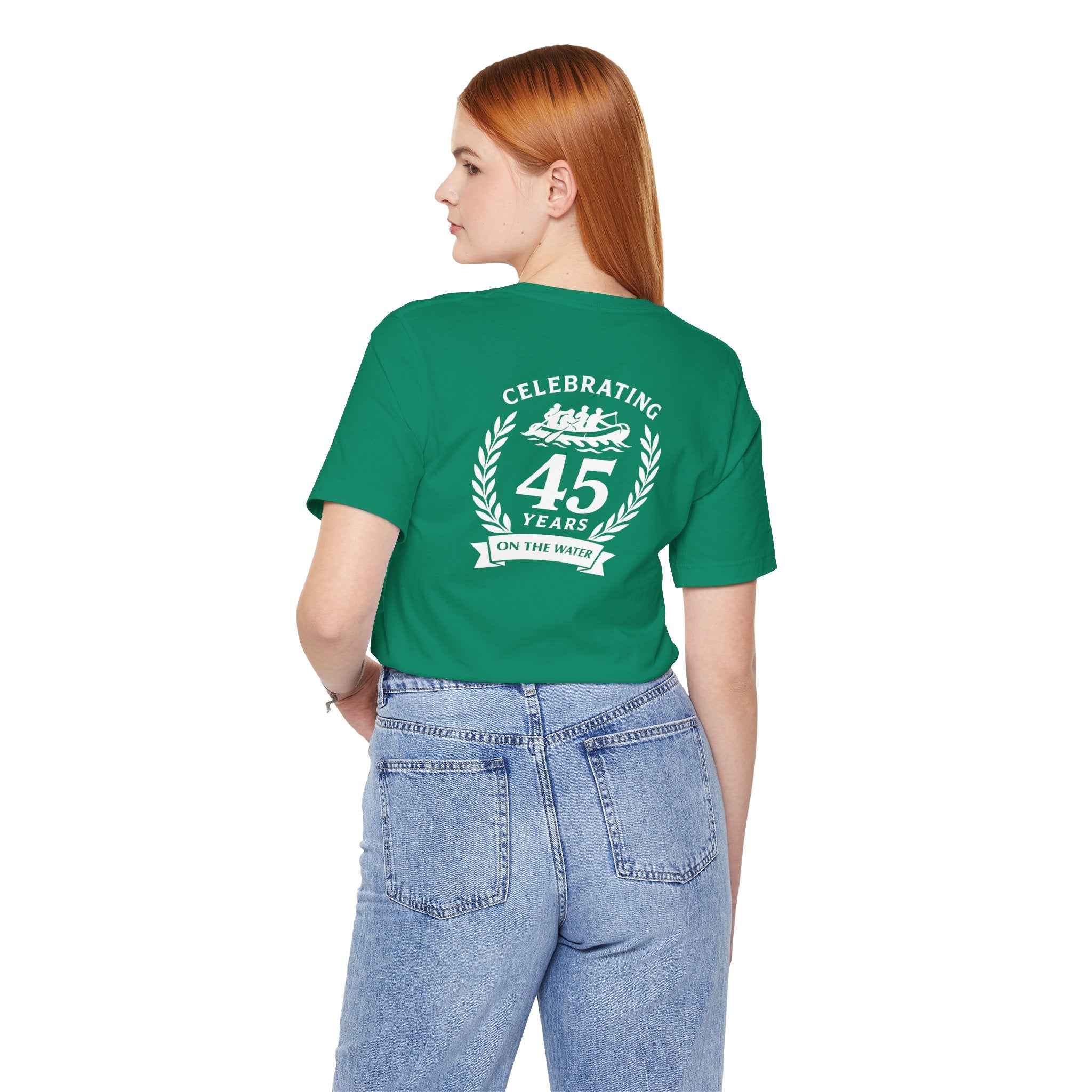 SOTAR White Logo Celebrating 45 Years Unisex Tee, Commemorative Shirt, Whitewater Rafting Anniversary T-Shirt