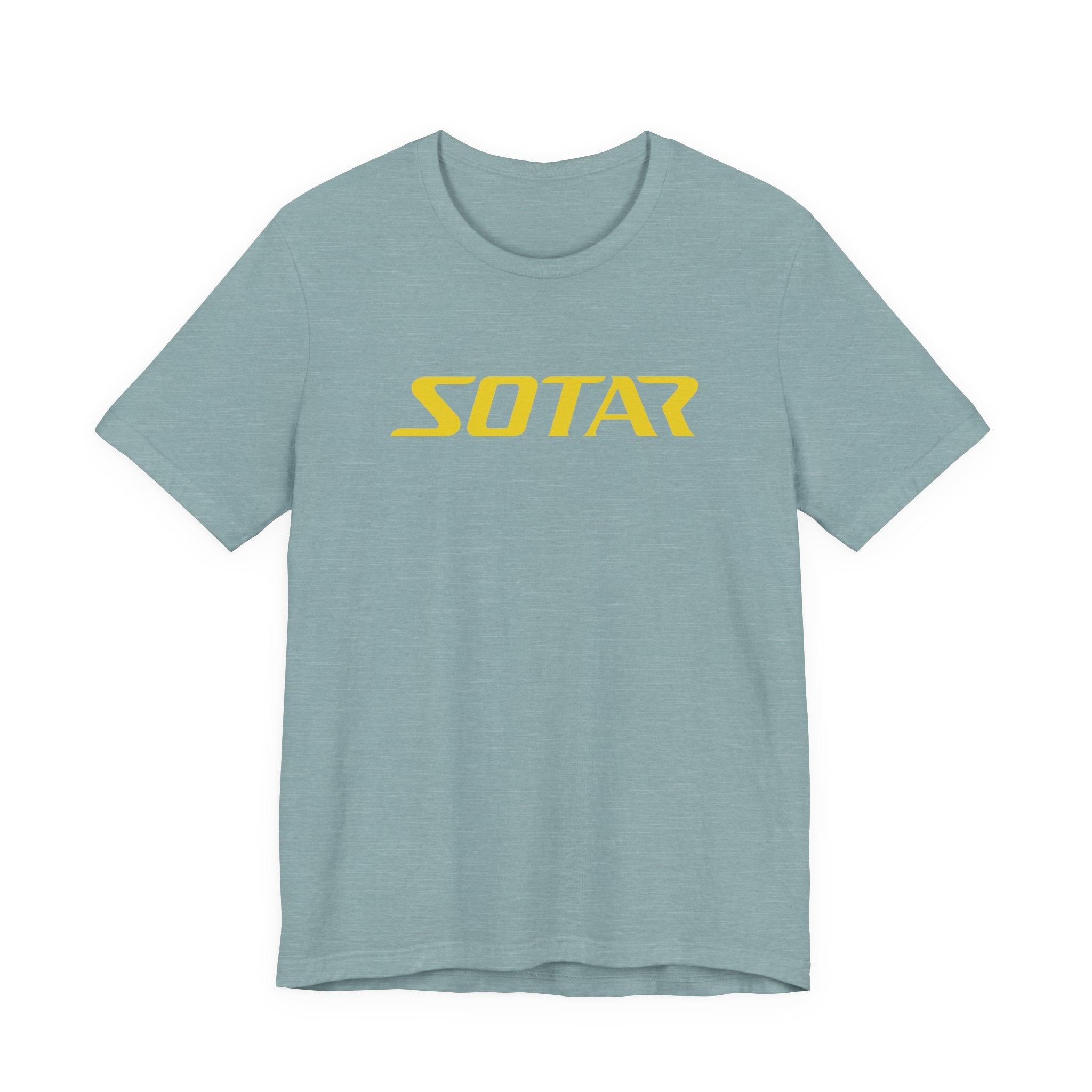 SOTAR Yellow LOGO Graphic Tee - Unisex Casual T-Shirt, Everyday Outdoor