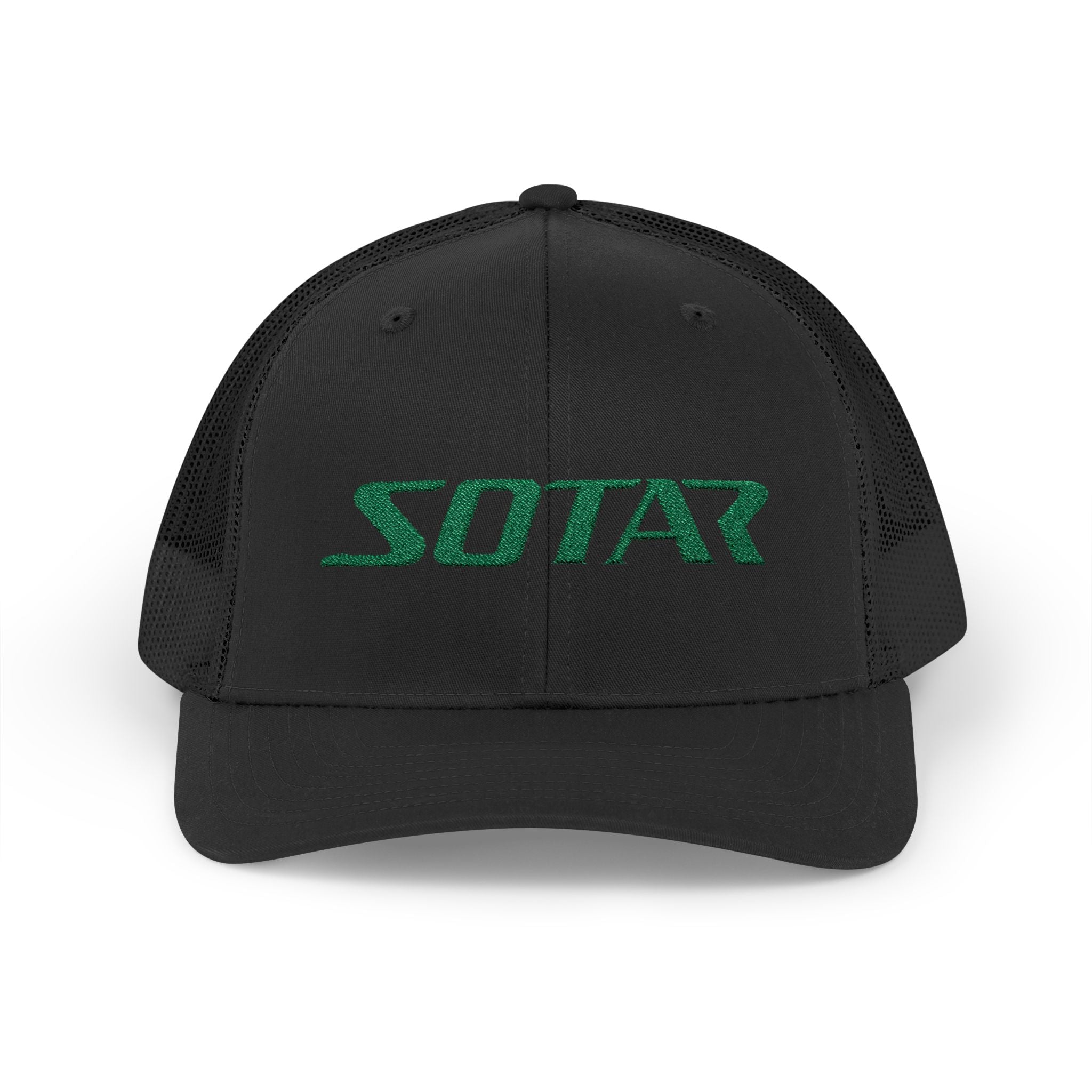 Snapback Trucker Cap - Green Logo