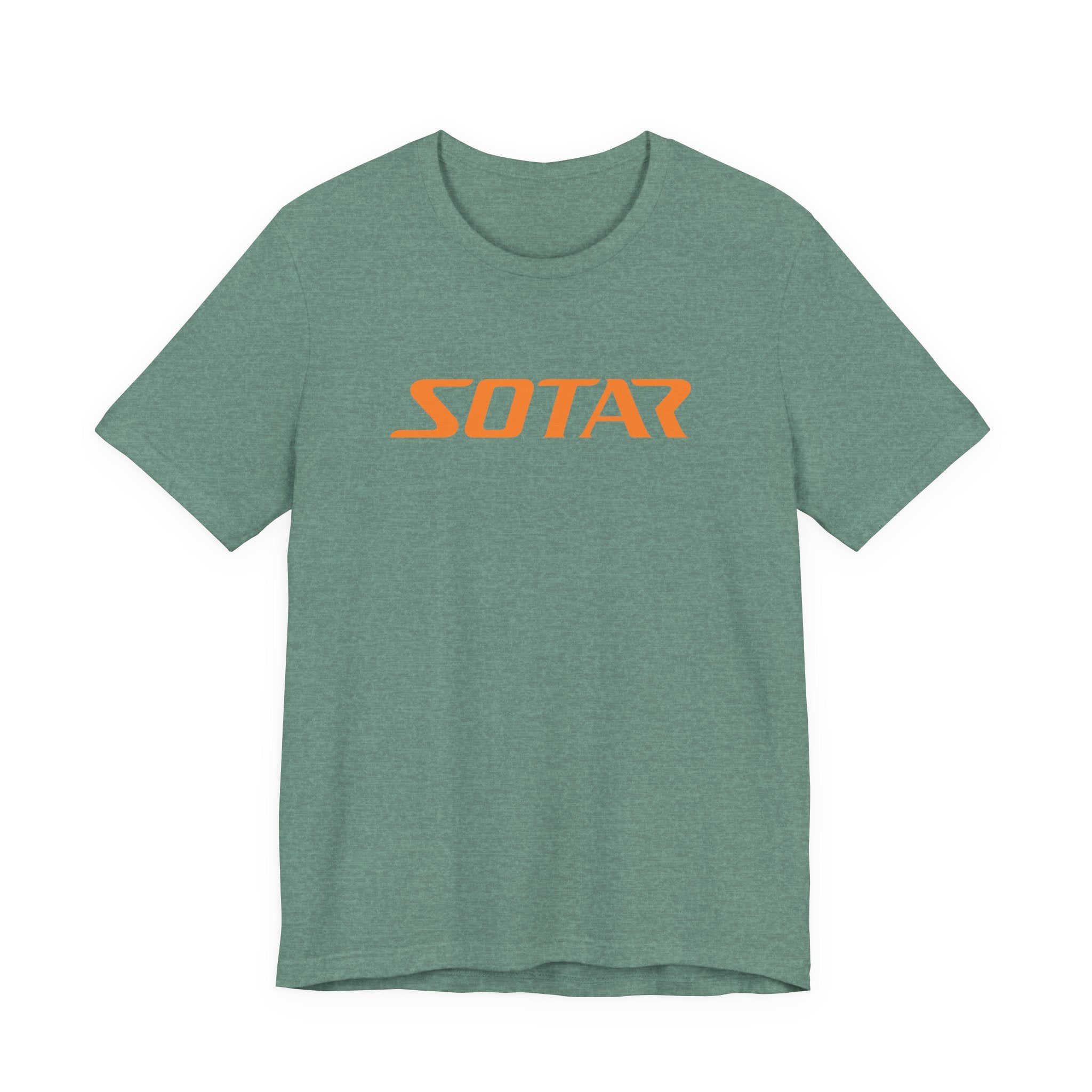 SOTAR Orange LOGO Graphic Tee - Unisex Casual T-Shirt, Everyday Outdoor