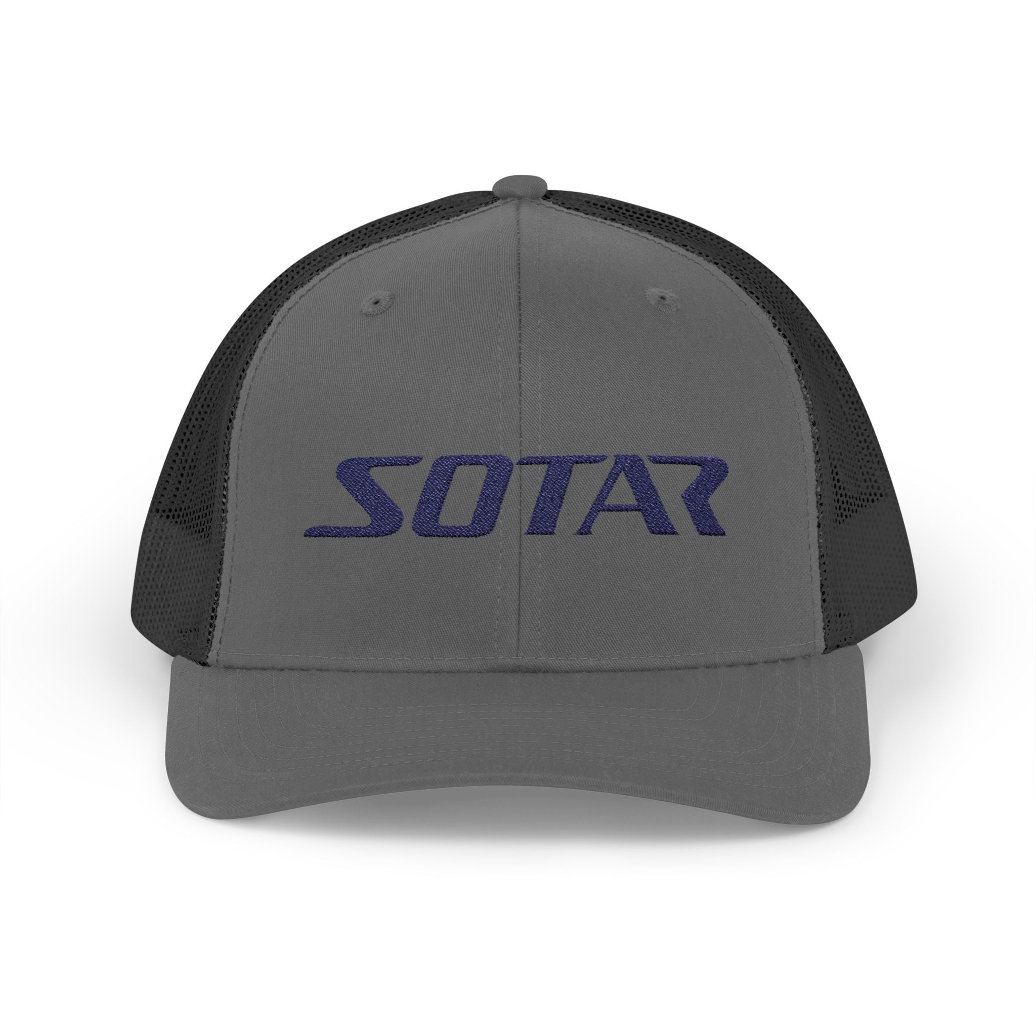 Snapback Trucker Cap - Blue Logo