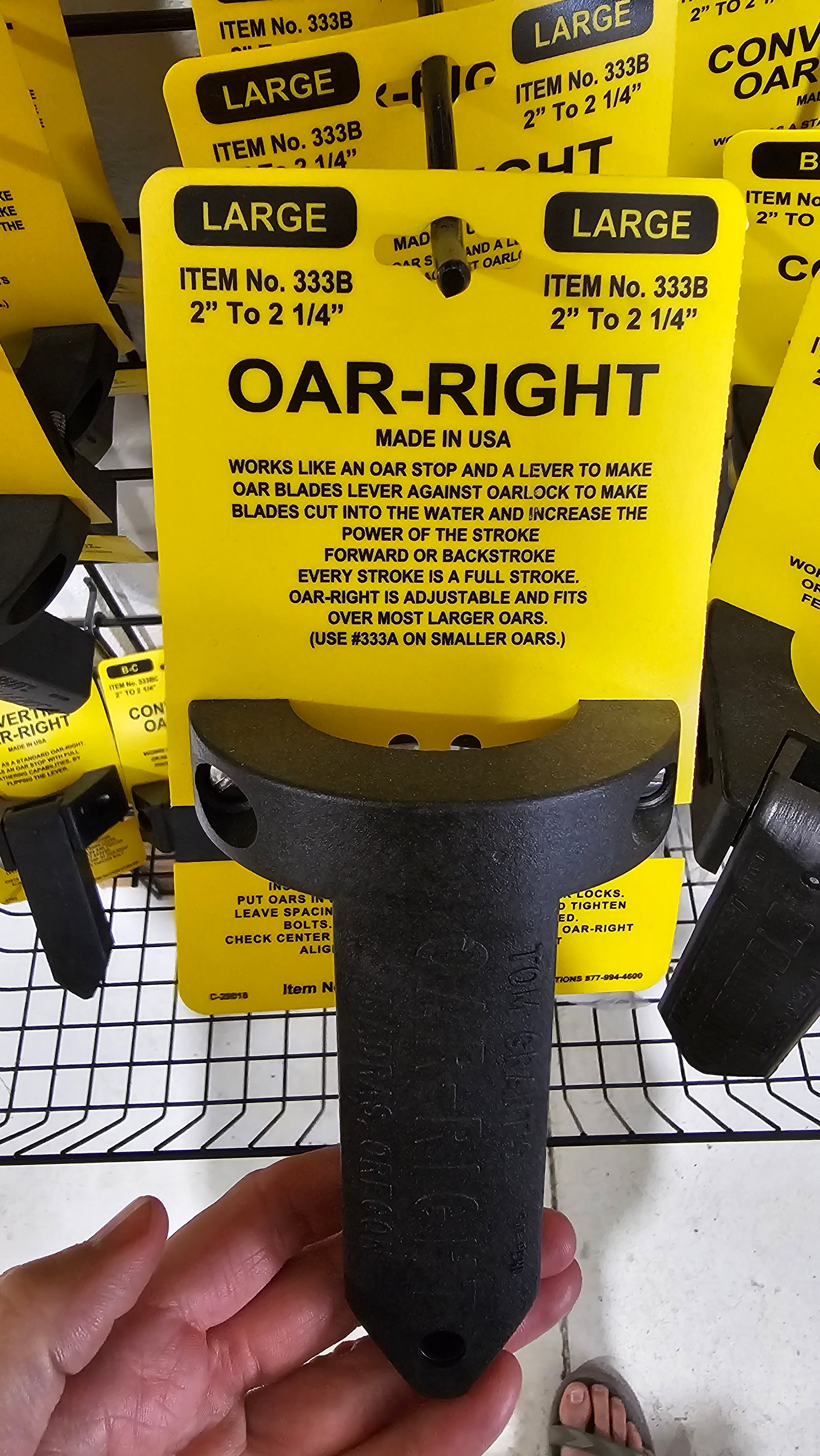 Oar-Right-Oar Acc's-Sawyer-Large-SOTAR