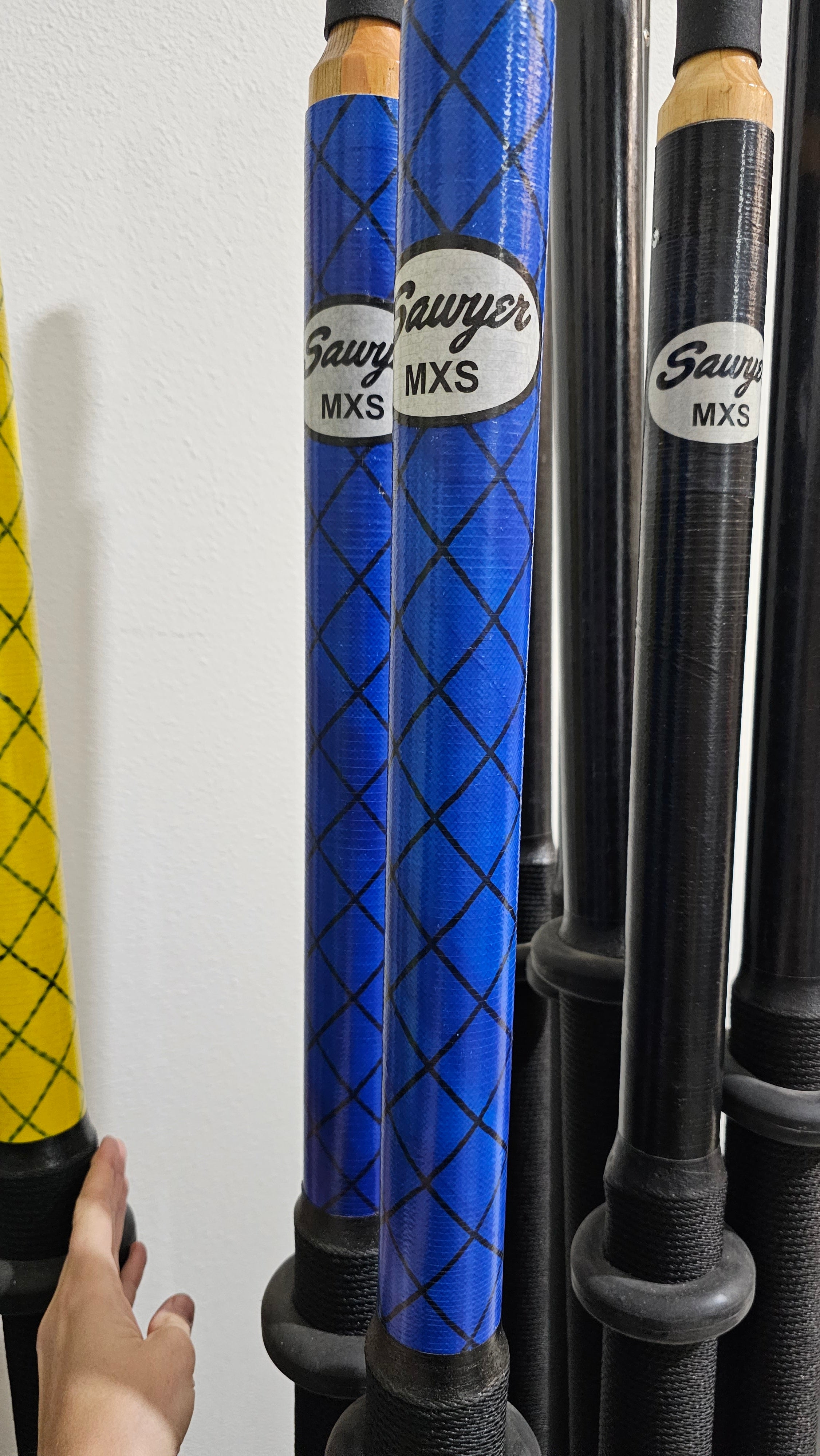 SAWYER MXS Shafts-Oars-Sawyer-MXS-Blue-8'-SOTAR