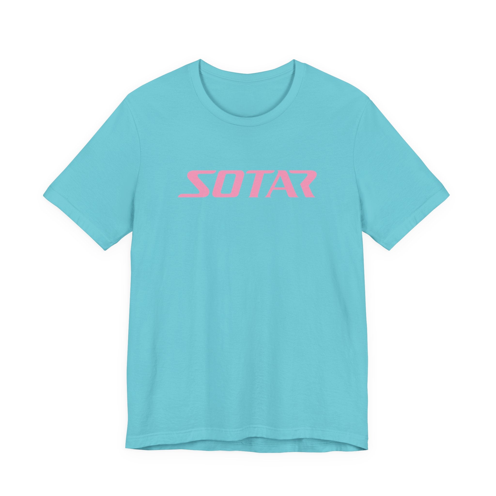 SOTAR Pink LOGO Graphic Tee - Unisex Casual T-Shirt, Everyday Outdoor
