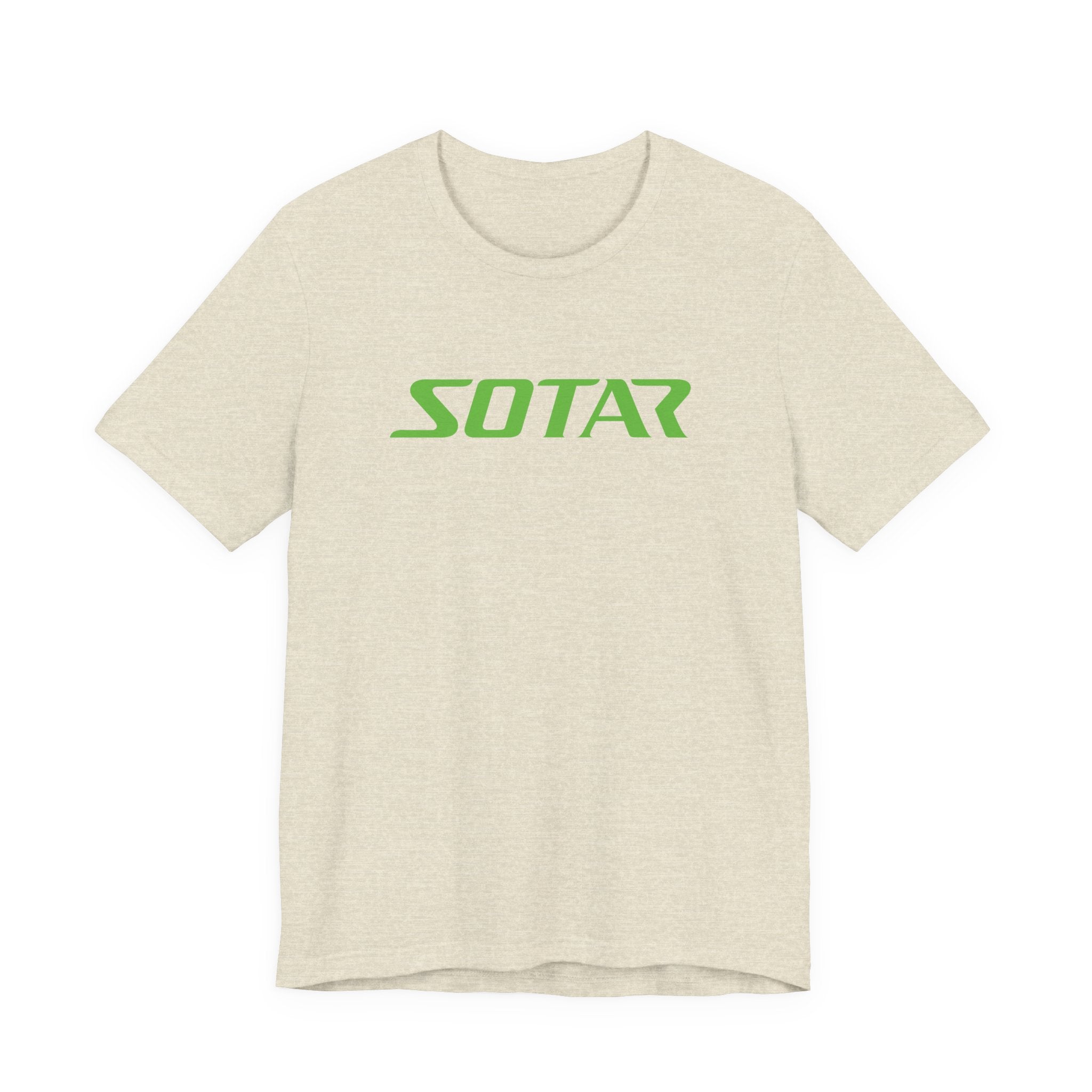 SOTAR Lime Green LOGO Graphic Tee - Unisex Casual T-Shirt, Everyday Outdoor