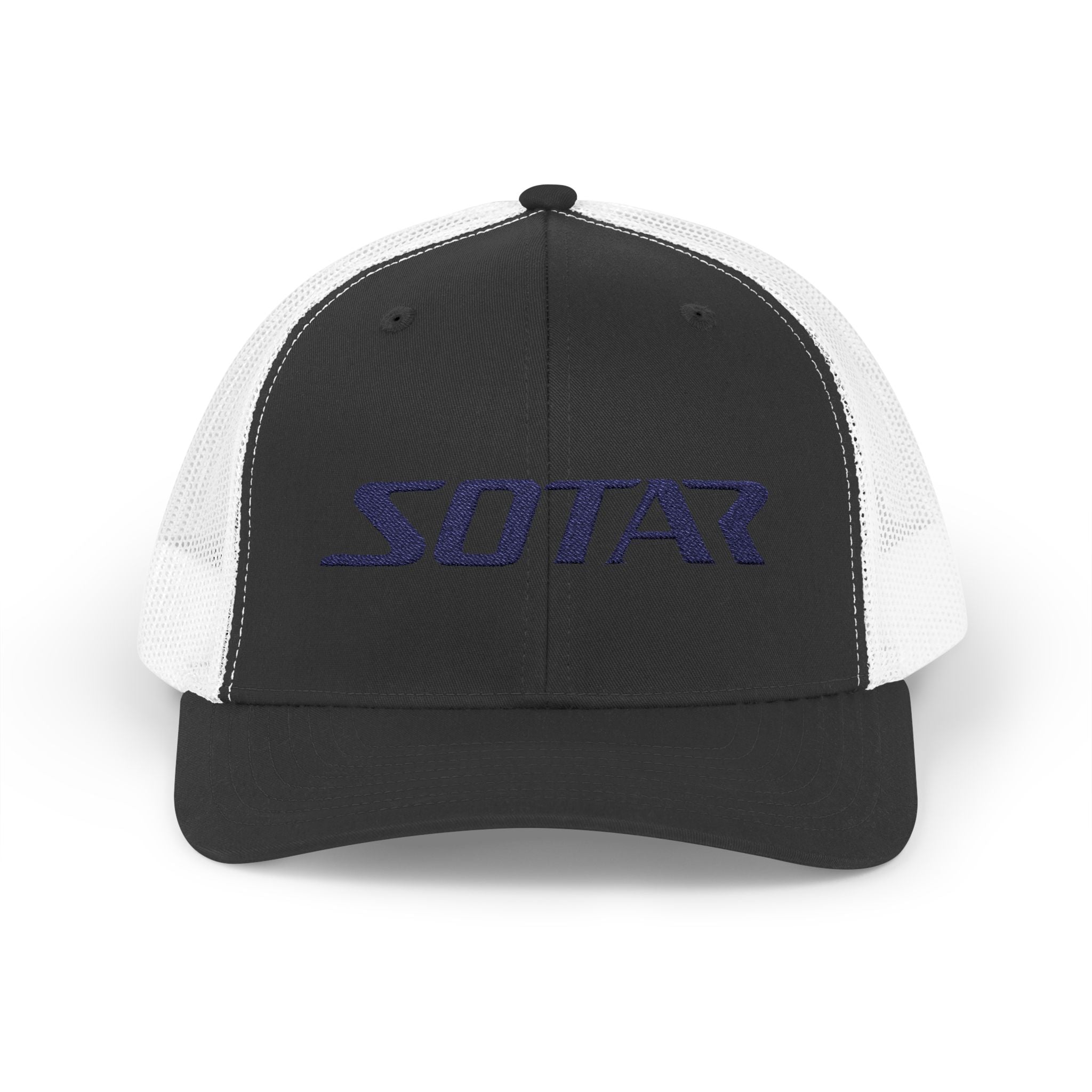 Snapback Trucker Cap - Blue Logo