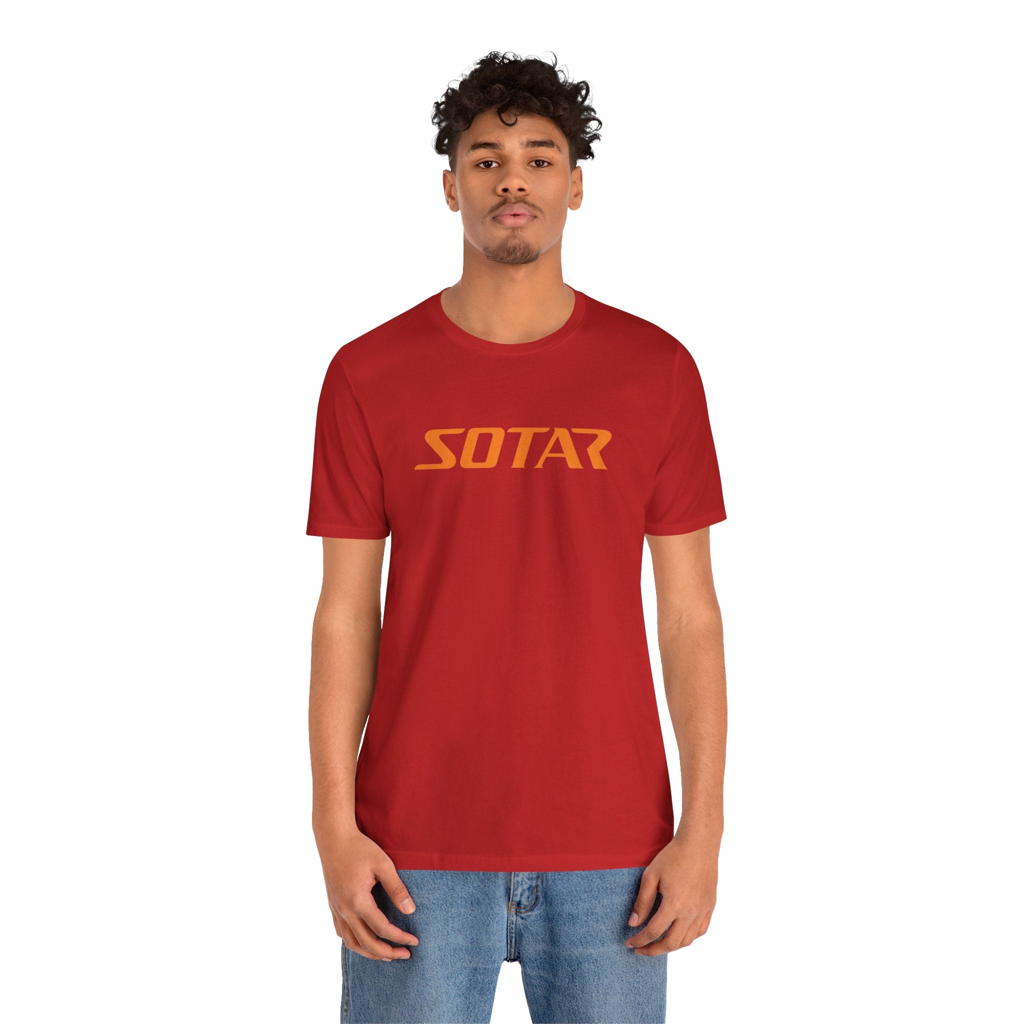 SOTAR Orange LOGO Graphic Tee - Unisex Casual T-Shirt, Everyday Outdoor