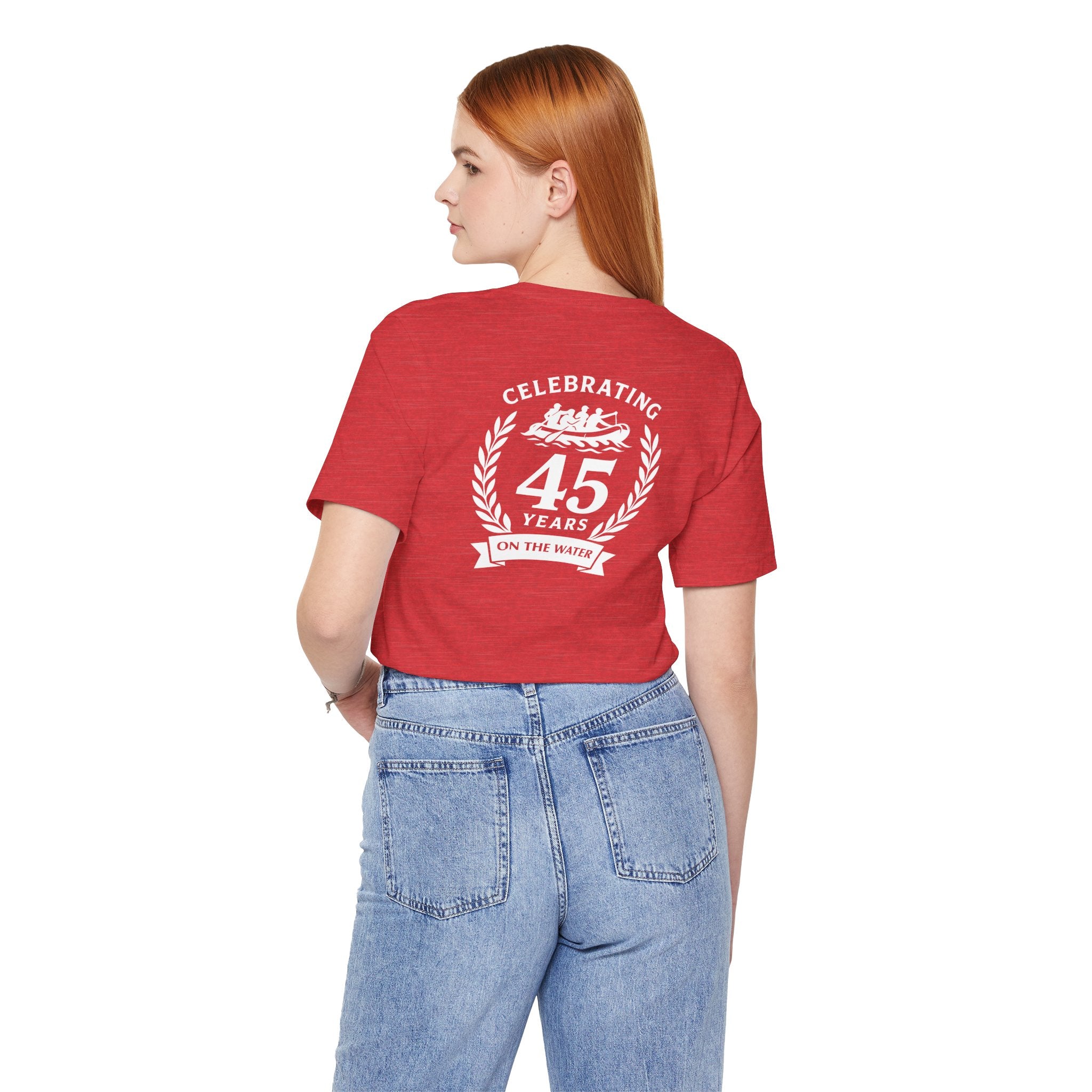 SOTAR White Logo Celebrating 45 Years Unisex Tee, Commemorative Shirt, Whitewater Rafting Anniversary T-Shirt