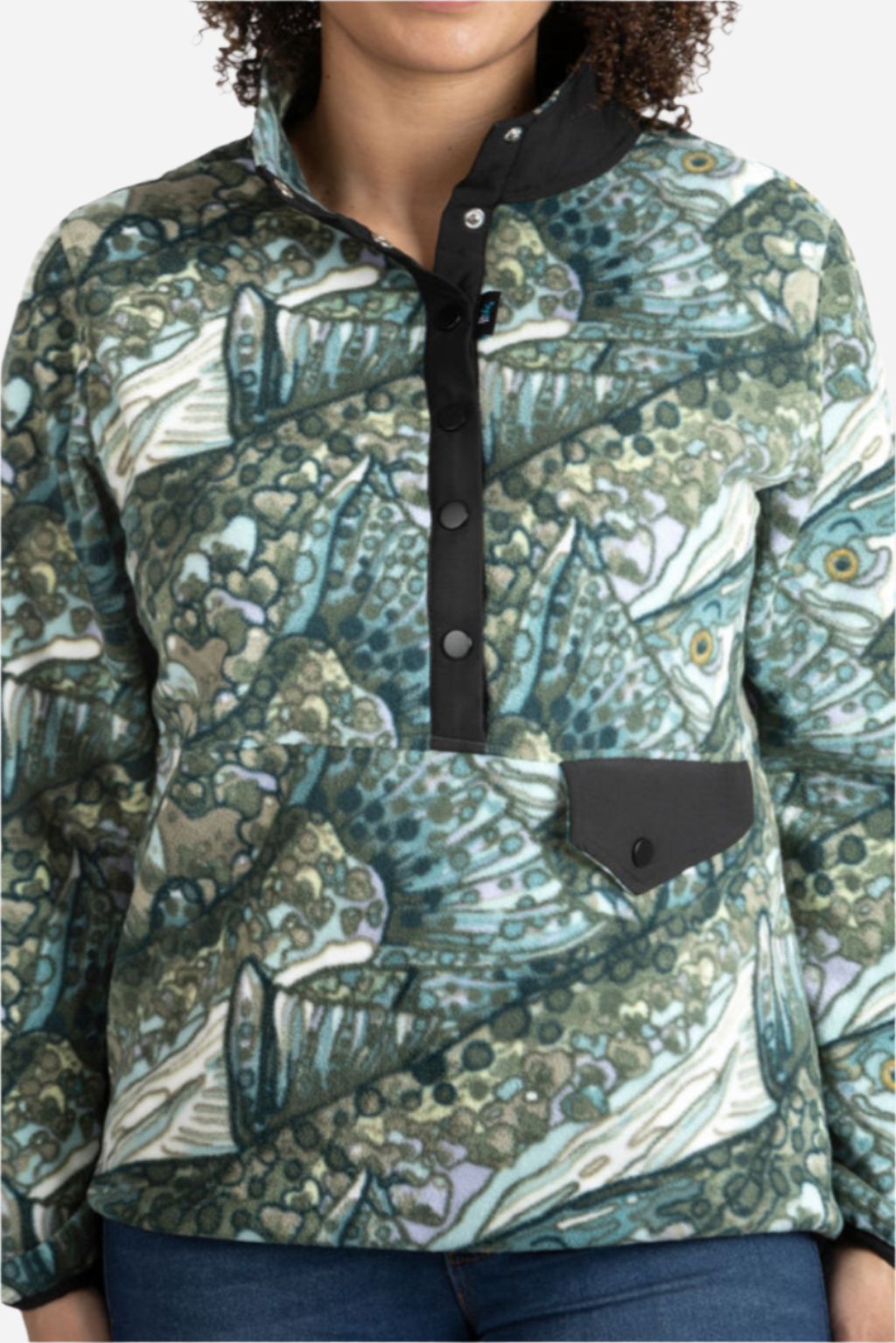 Steel My Heart Riffle Snap Fleece