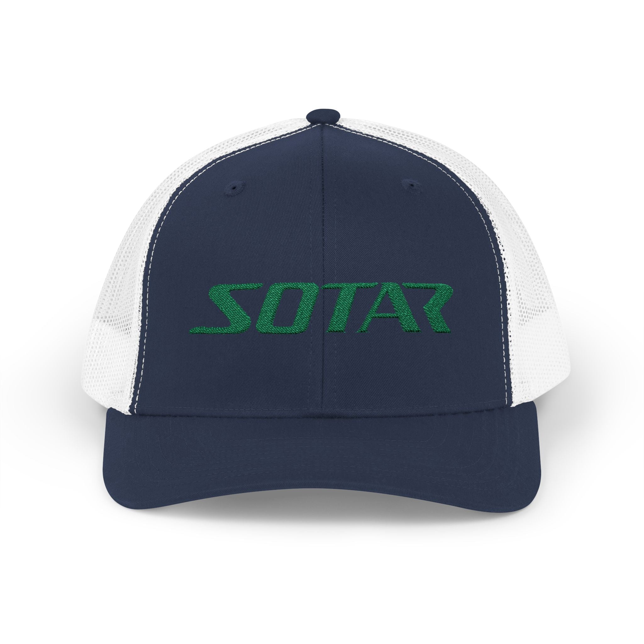 Snapback Trucker Cap - Green Logo