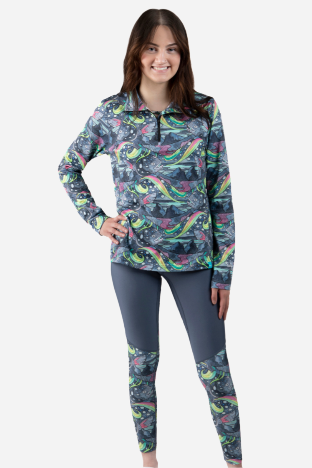 HaliBorealis Thermal 1/4 Zip Top