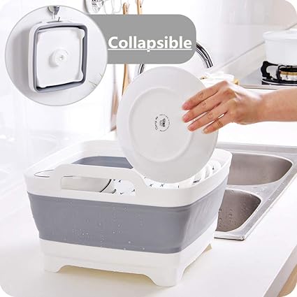 Collapsible Sink with Drain