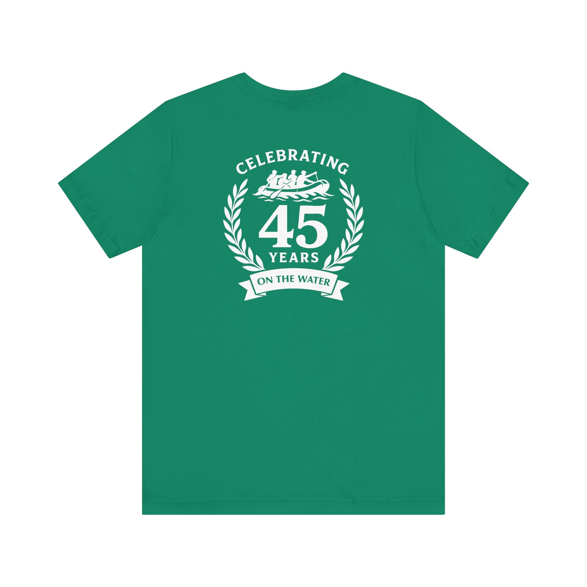 SOTAR White Logo Celebrating 45 Years Unisex Tee, Commemorative Shirt, Whitewater Rafting Anniversary T-Shirt