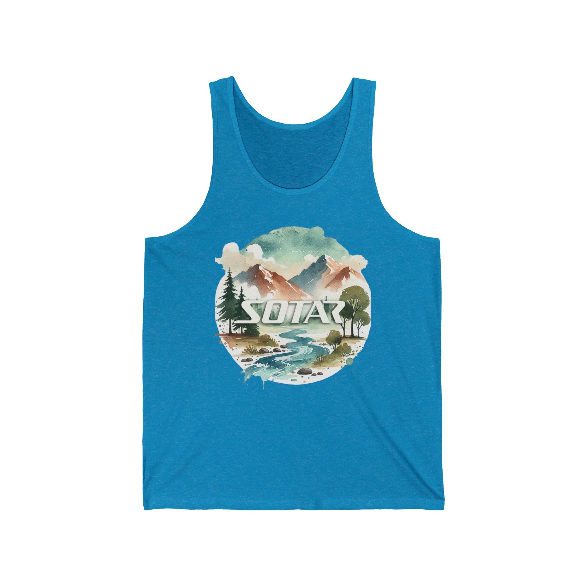 Unisex Jersey Tank - Watercolor 201