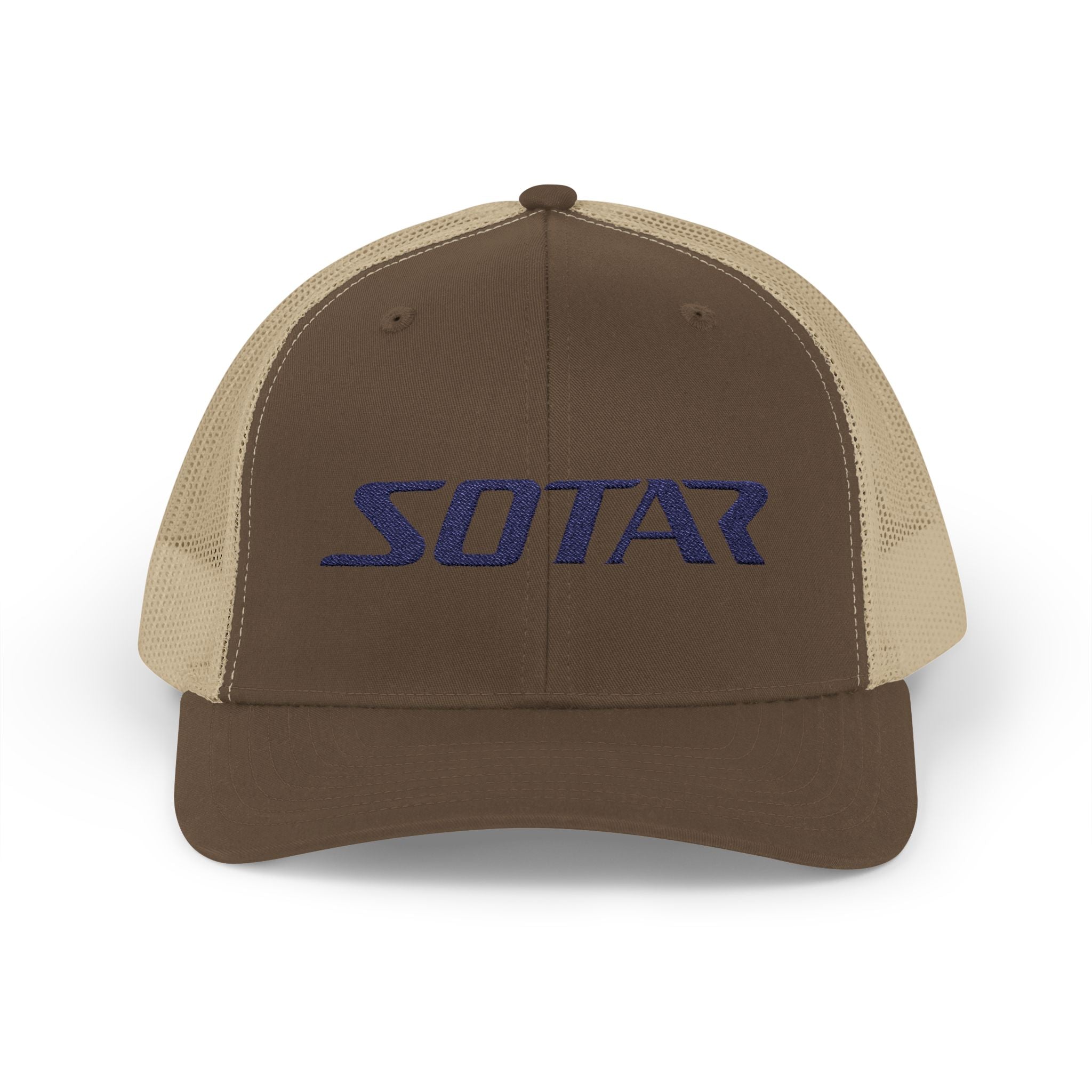 Snapback Trucker Cap - Blue Logo