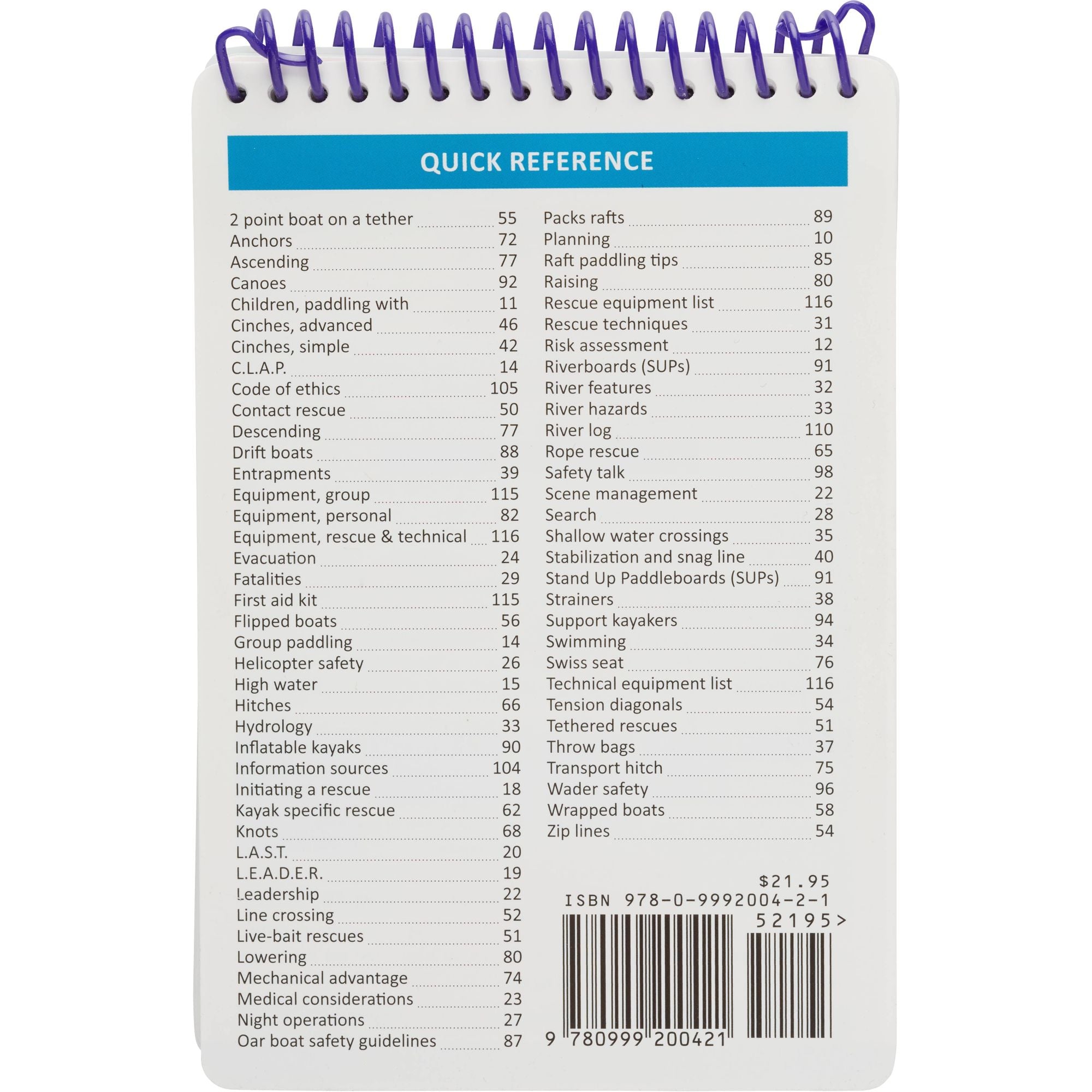 Sierra Rescue River Rescue and Safety Field Guide