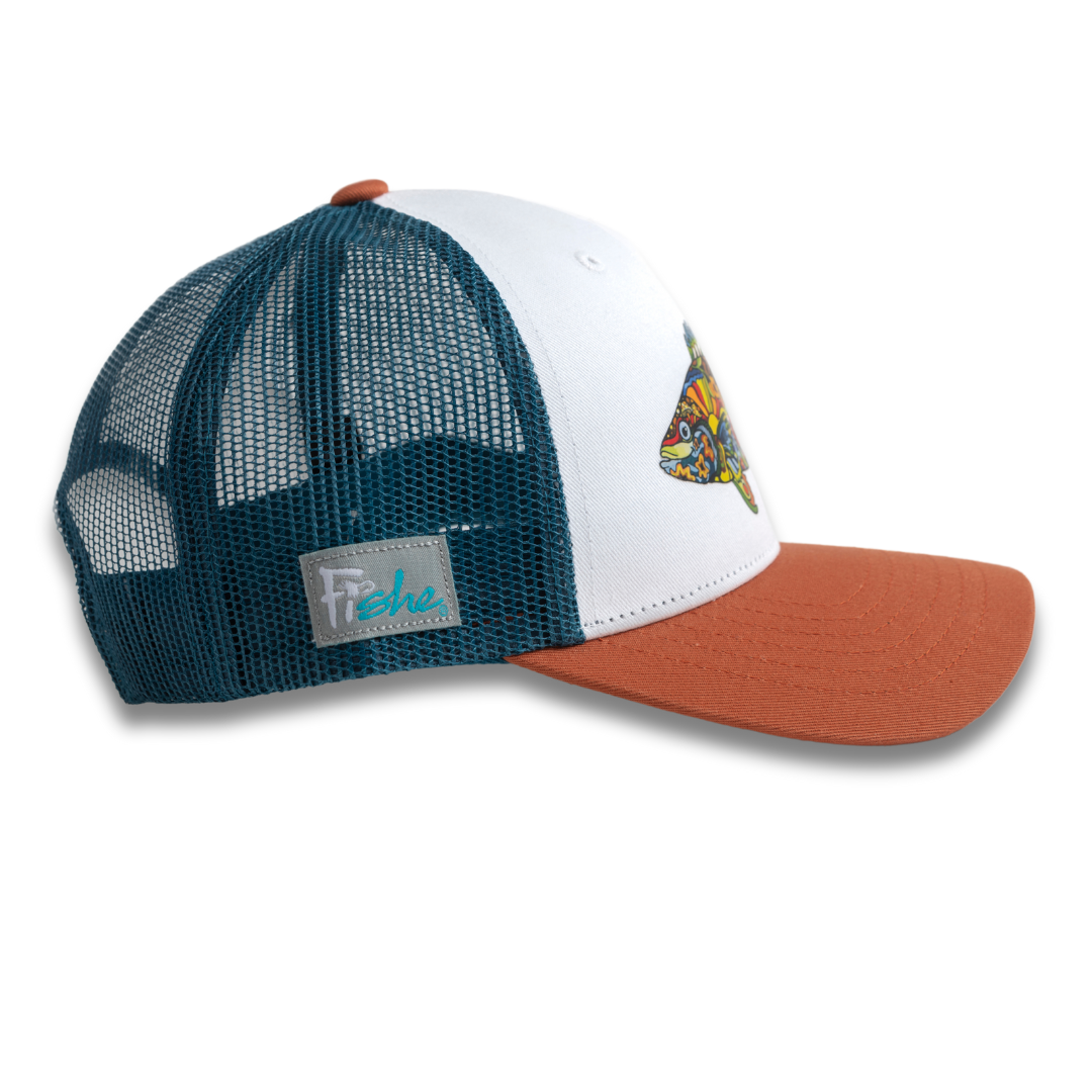 FISHE Boho Bass Trucker Hat
