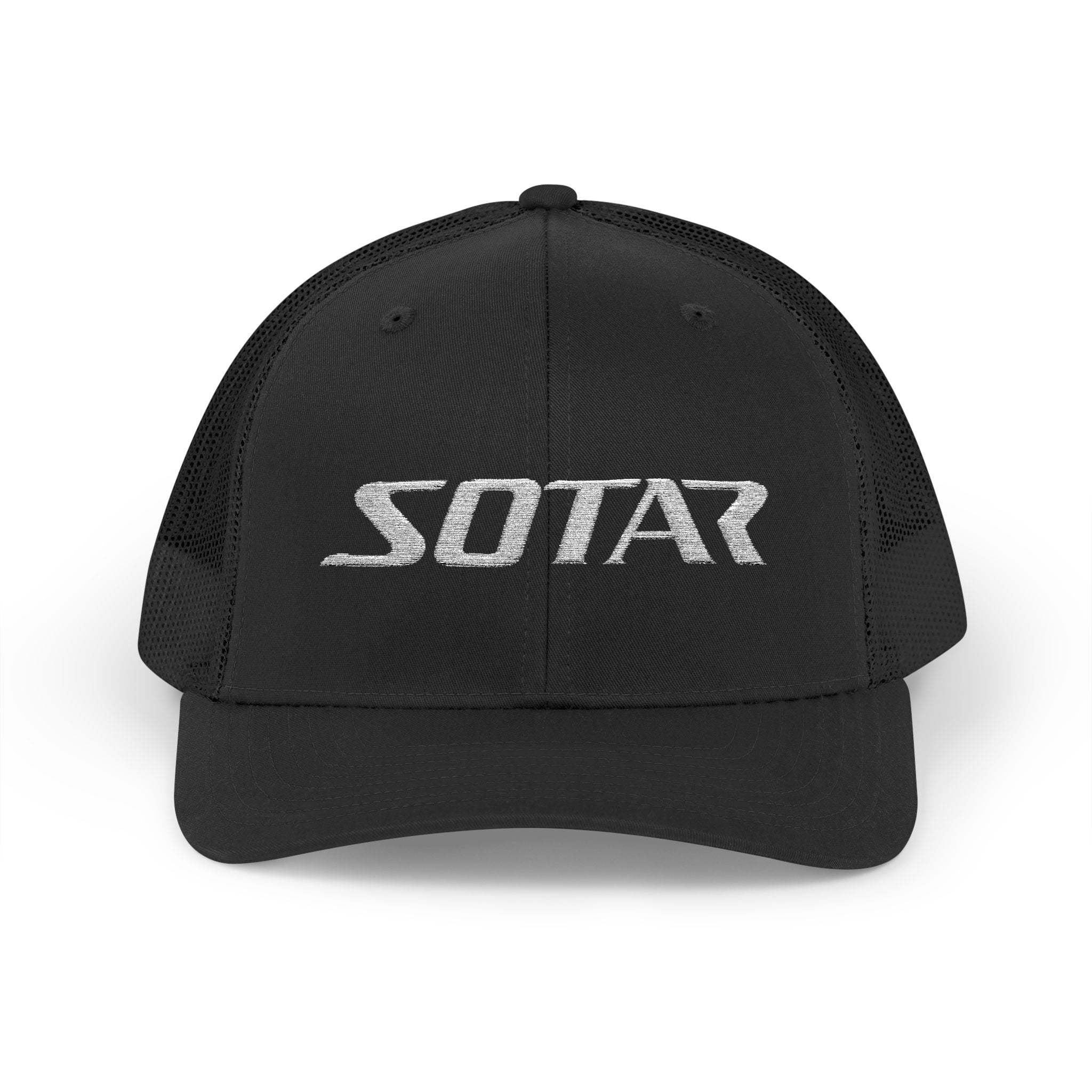 Snapback Trucker Cap - White Logo